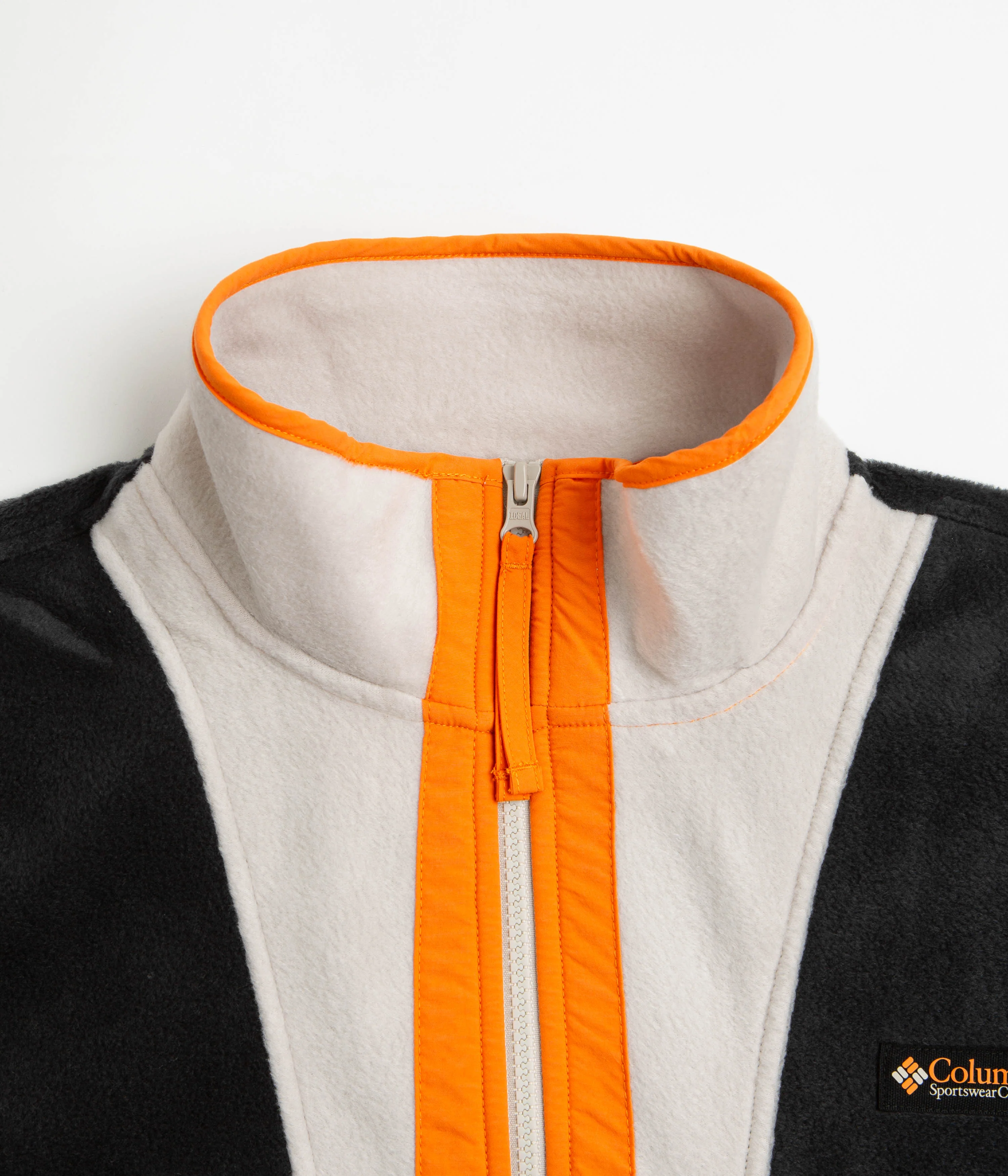 Columbia Back Bowl Full Zip Fleece - Black / Dark Stone - Image 2