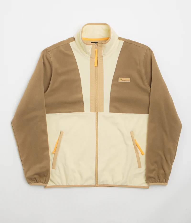 Columbia Backbowl II Lightweight Full Zip Fleece - Delta / Lemon Wash