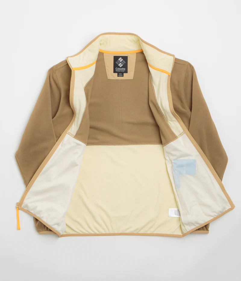 Columbia Backbowl II Lightweight Full Zip Fleece - Delta / Lemon Wash - Image 2