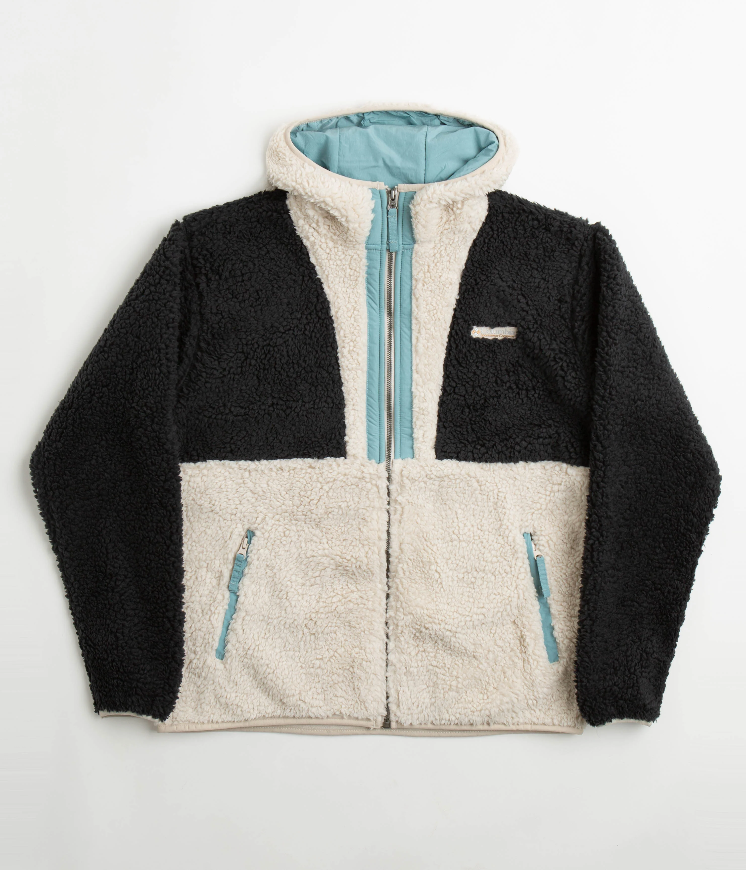 Columbia Backbowl Sherpa Hoodie - Black / Dark Stone