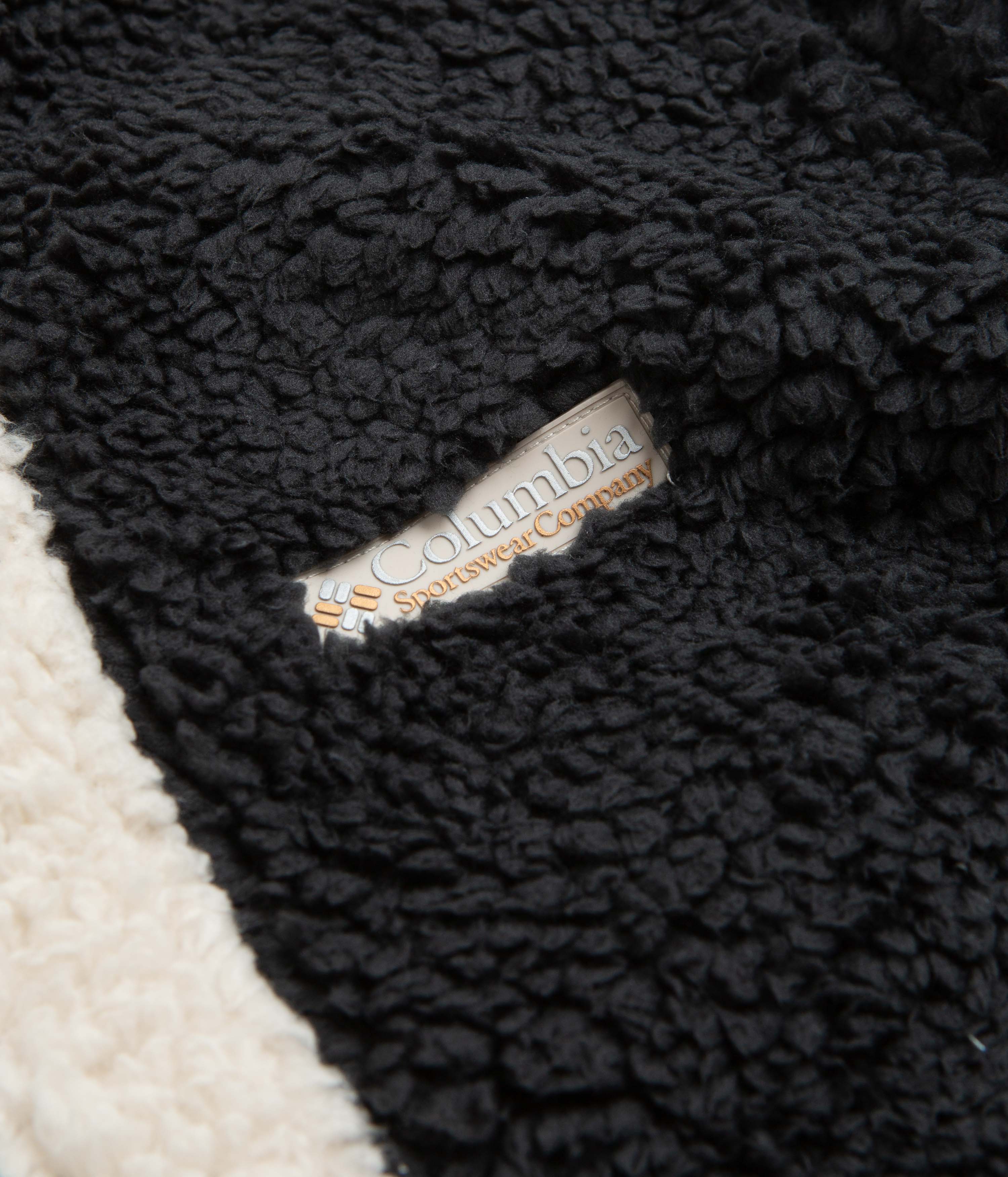 Columbia Backbowl Sherpa Hoodie - Black / Dark Stone - Image 3