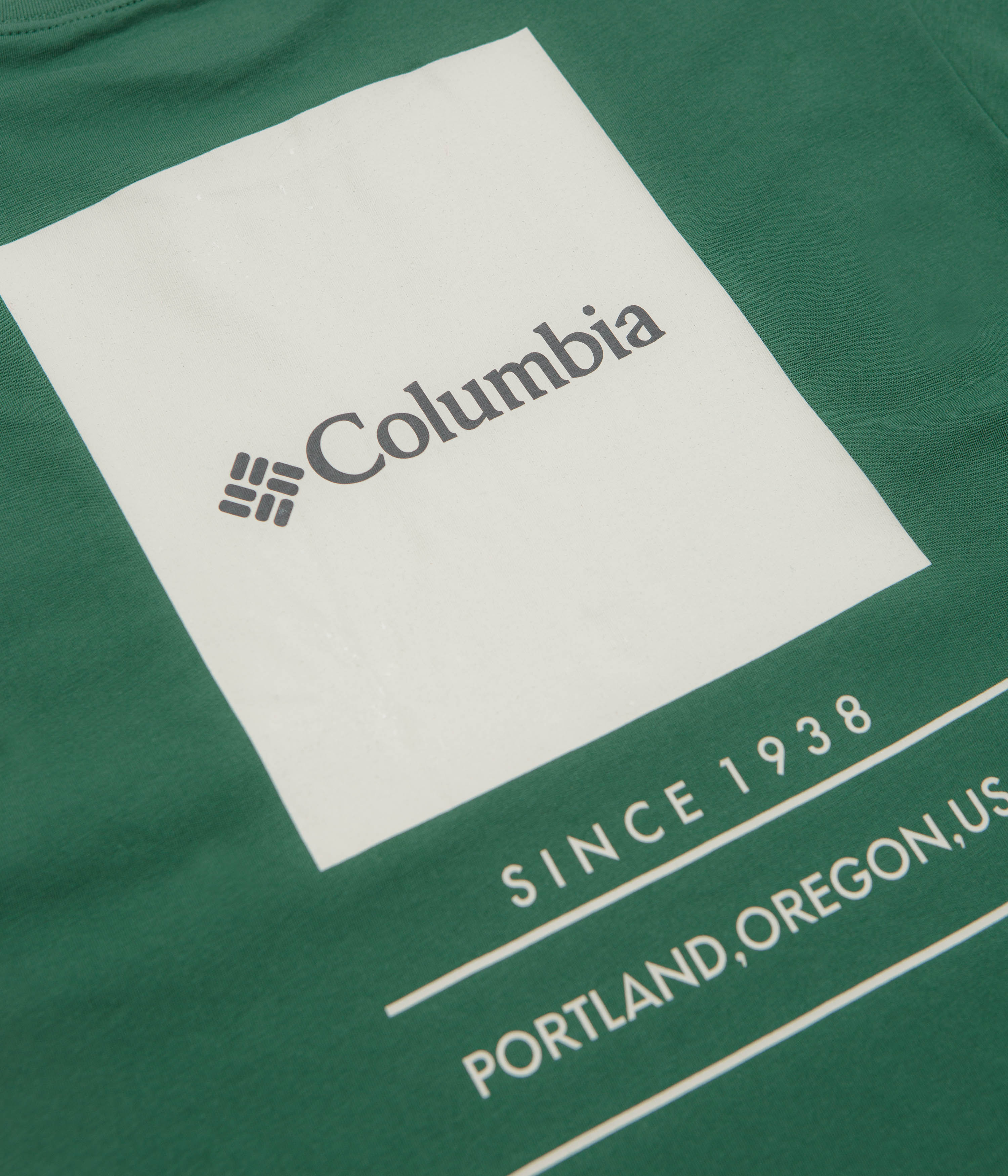 Columbia Barton Springs Graphic T-Shirt - Rain Forest / Dark Stone - Image 4
