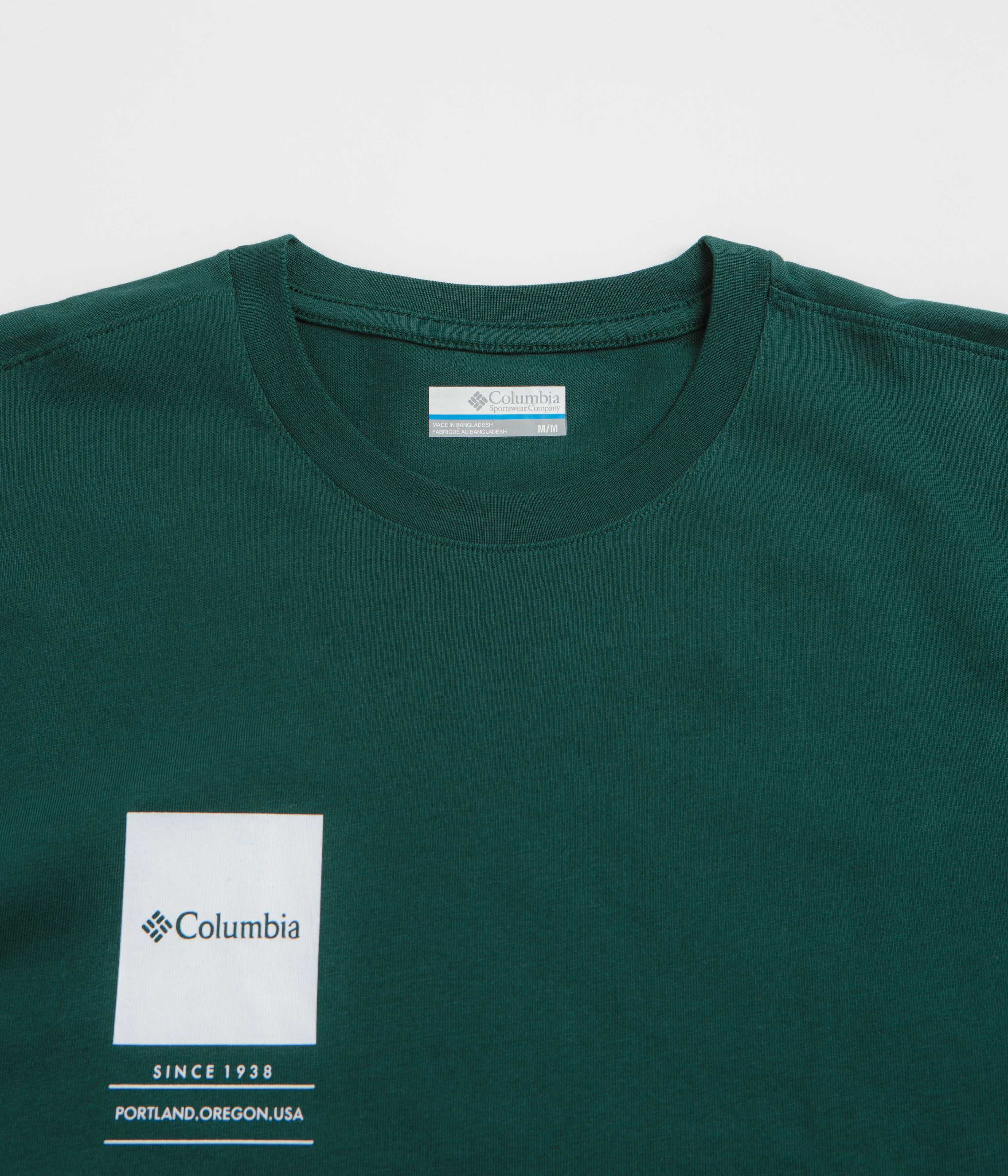 Columbia Barton Springs II Graphic T-Shirt - Midnight Teal - Image 2