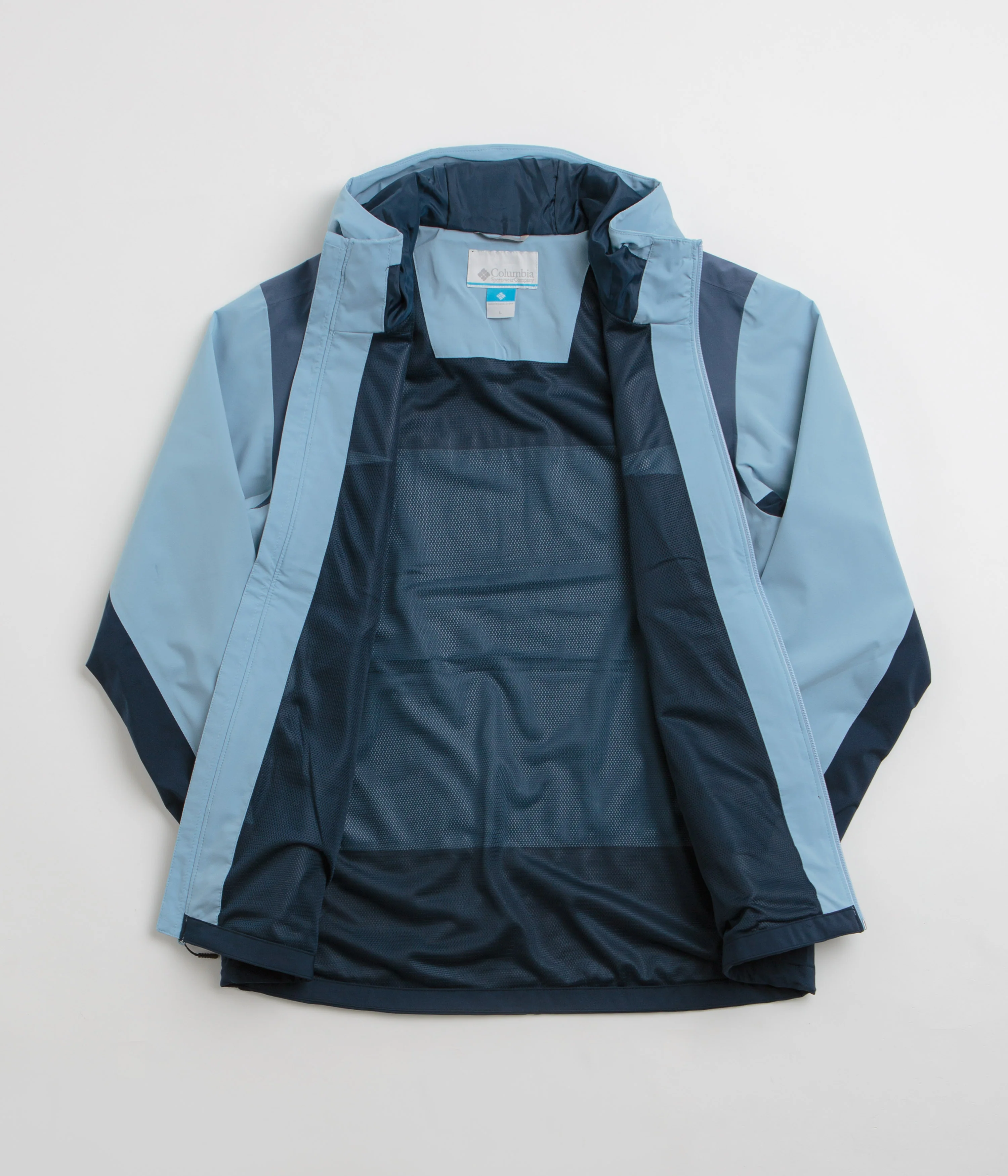 Columbia Boulder Falls Jacket - Ripple Blue / Dark Mountain / Collegiate Navy - Image 2