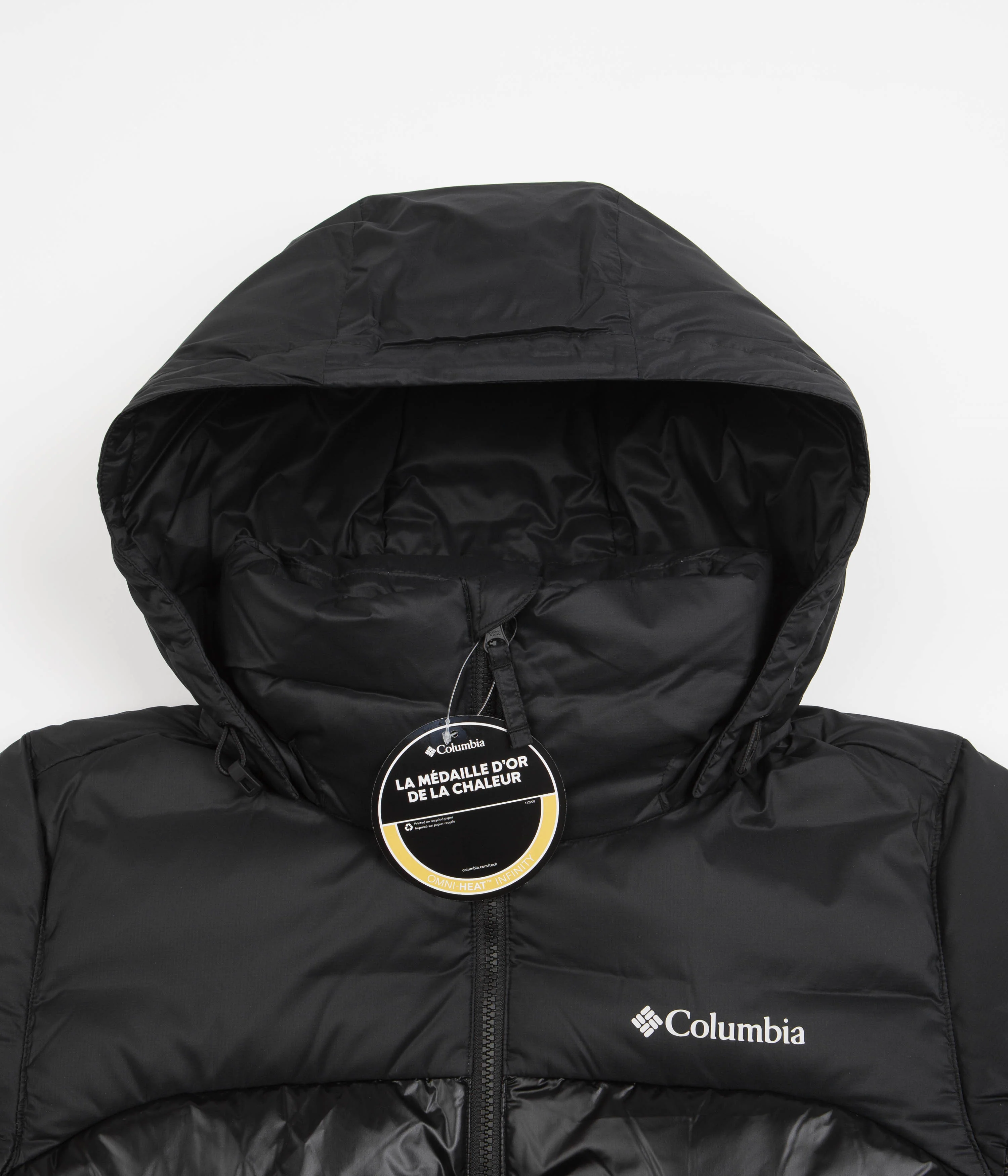 Columbia Bulo Point II Down Jacket - Black Shiny / Black - Image 8