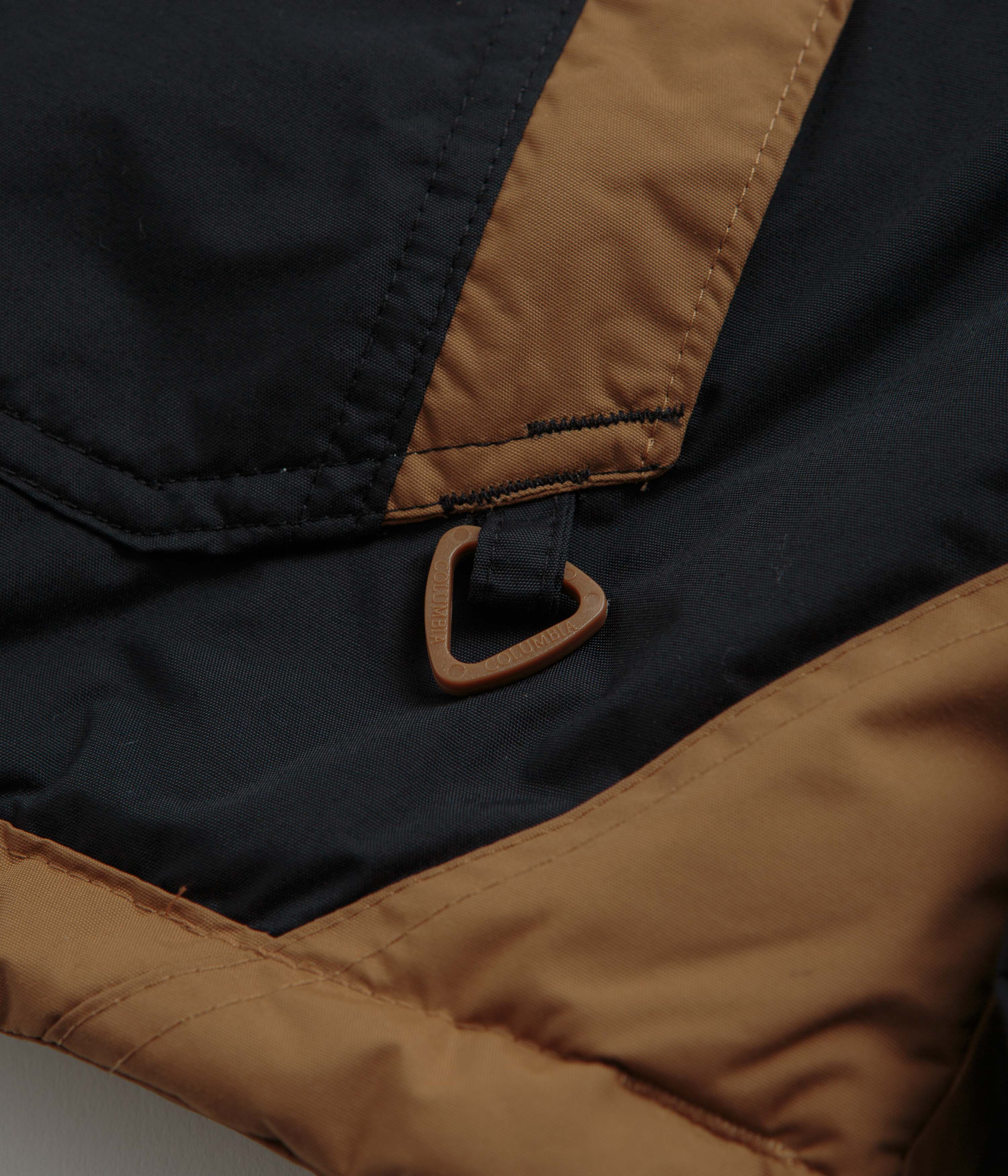 Columbia Challenger II Insulated Pullover Jacket - Black / Camel Brown - Image 5