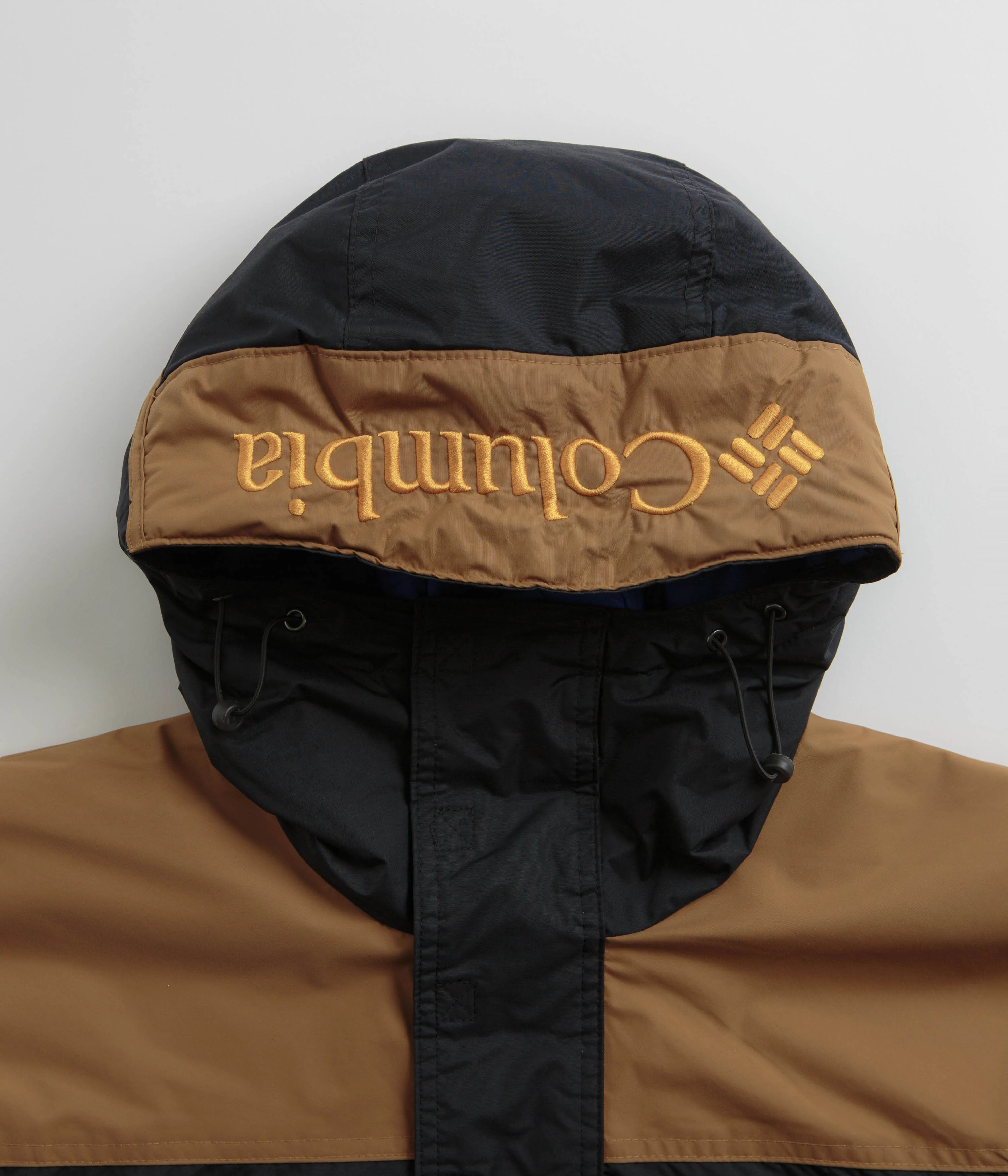 Columbia Challenger II Insulated Pullover Jacket - Black / Camel Brown - Image 6