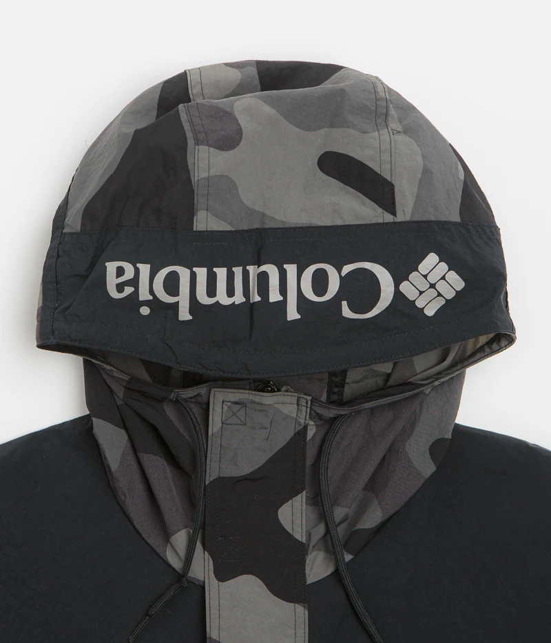 Columbia Challenger II Printed Windbreaker Jacket - Black Mod Camo / Black - Image 4