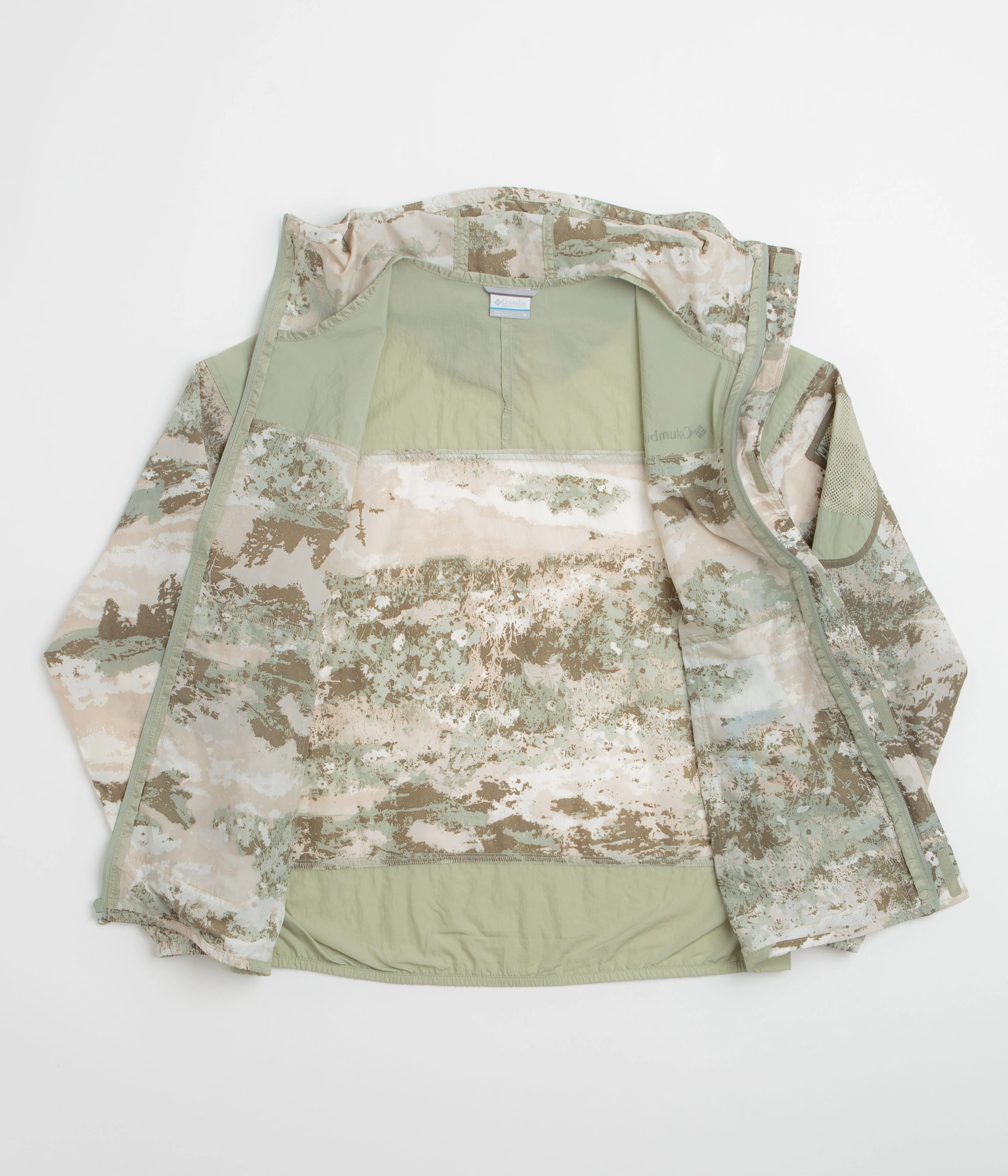 Columbia Challenger II Printed Windbreaker Jacket - Safari Fieldaze / Safari - Image 2
