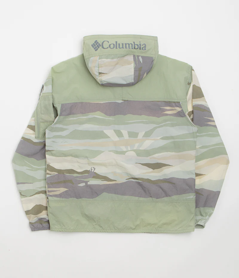 Columbia Challenger II Printed Windbreaker Jacket - Safari Rogue Valley / Safari - Image 3