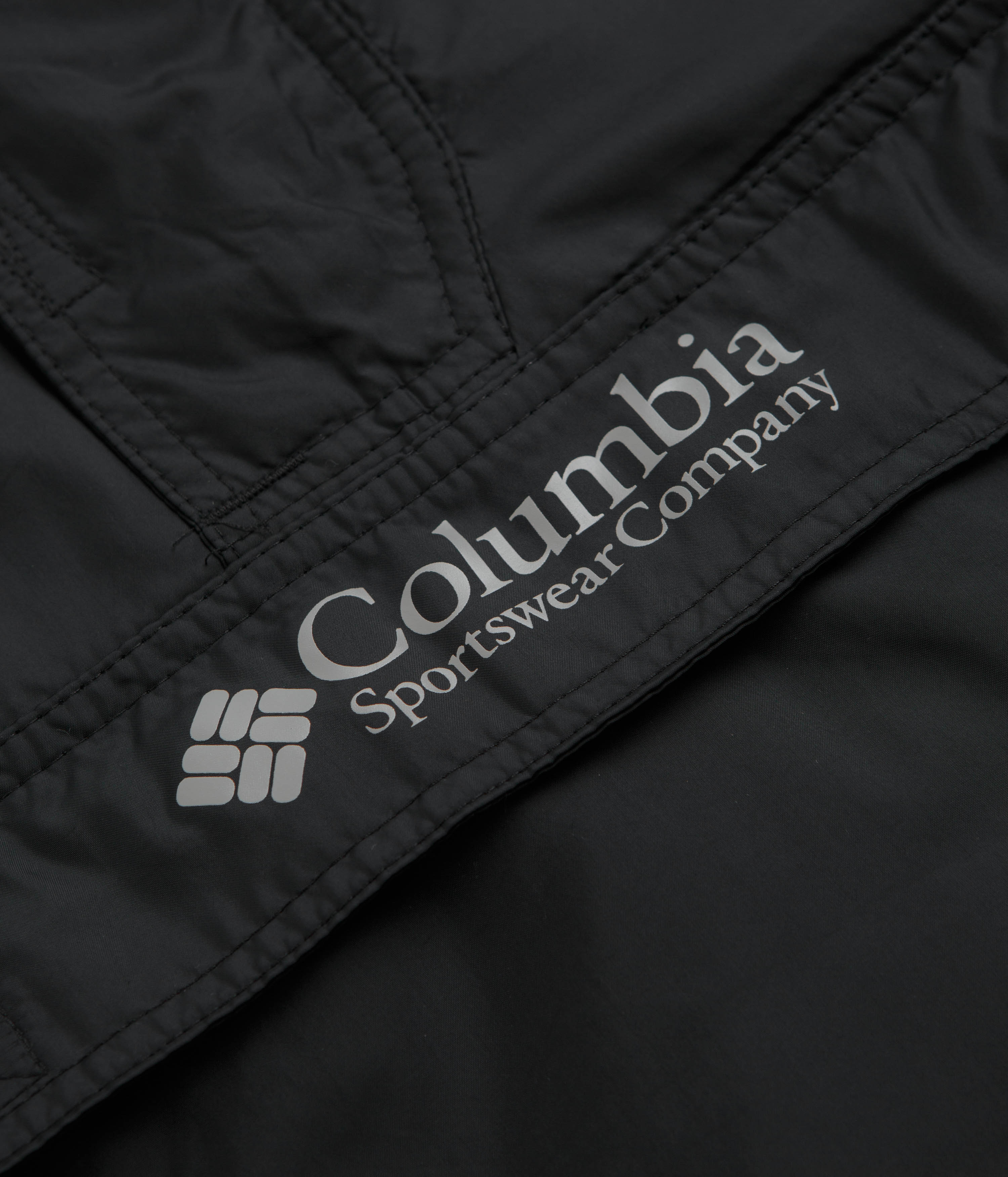 Columbia Challenger II Windbreaker Jacket - Black / Black - Image 3