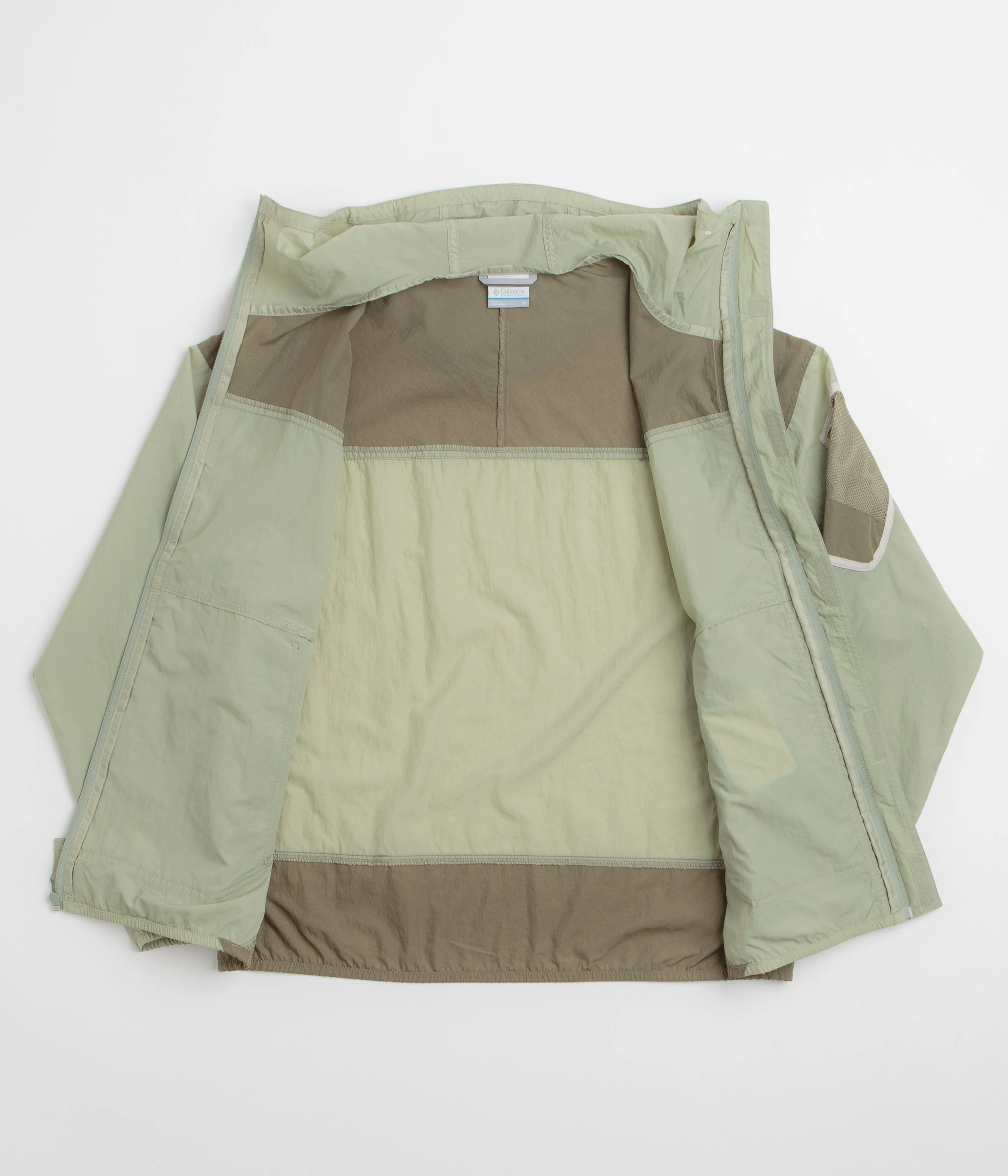 Columbia Challenger II Windbreaker Jacket - Safari / Stone Green - Image 2