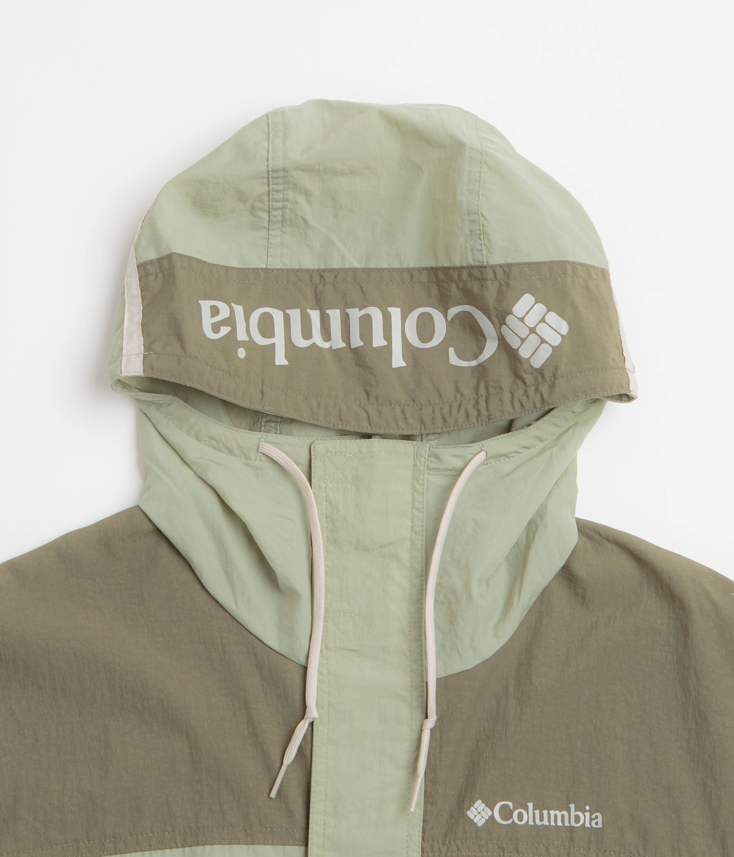 Columbia Challenger II Windbreaker Jacket - Safari / Stone Green - Image 4