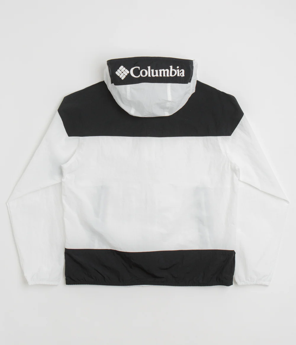 Columbia Challenger II Windbreaker Jacket - White / Black - Image 2