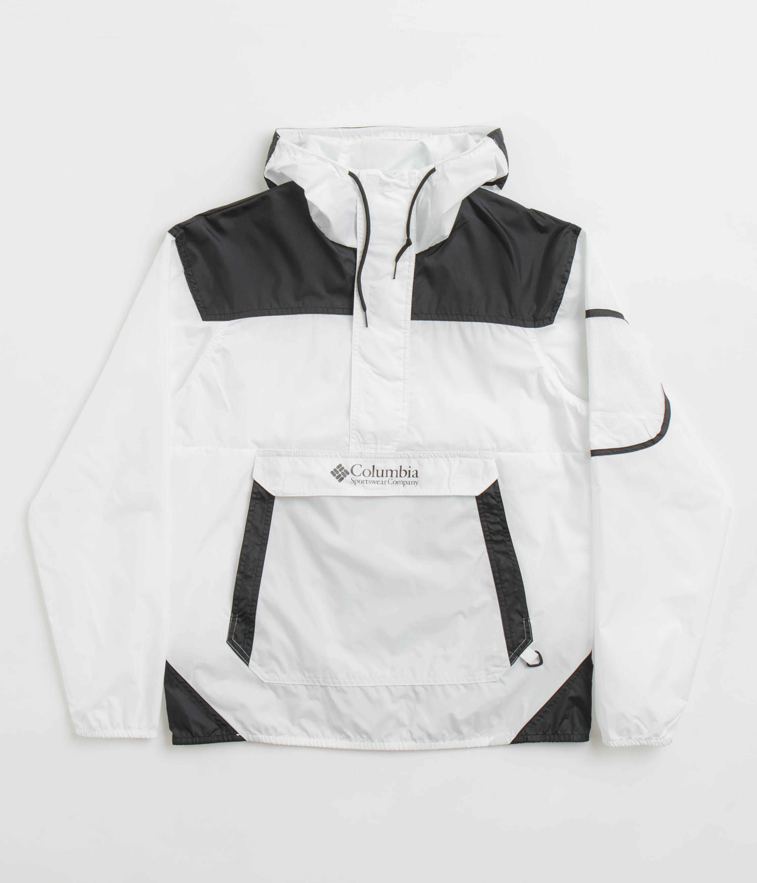Columbia Challenger II Windbreaker Jacket - White / Black / White