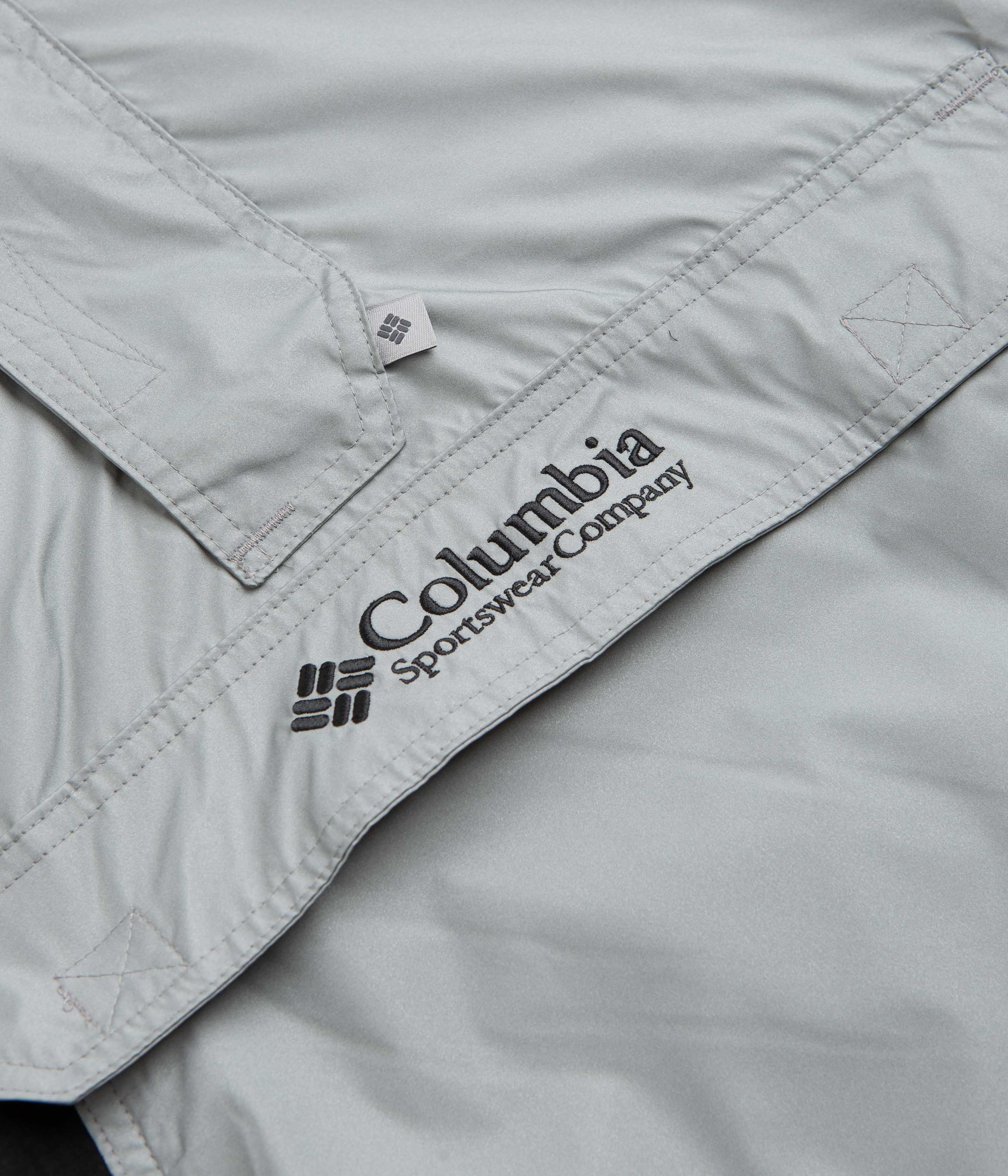 Columbia Challenger Remastered Pullover Jacket - Silver Sheen / Black - Image 3