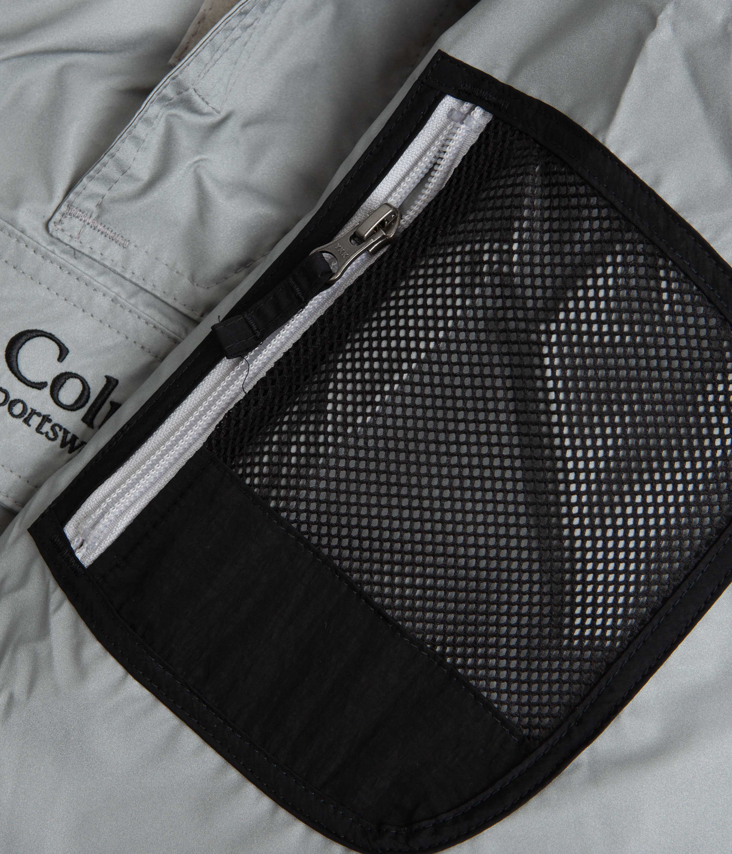 Columbia Challenger Remastered Pullover Jacket - Silver Sheen / Black - Image 5