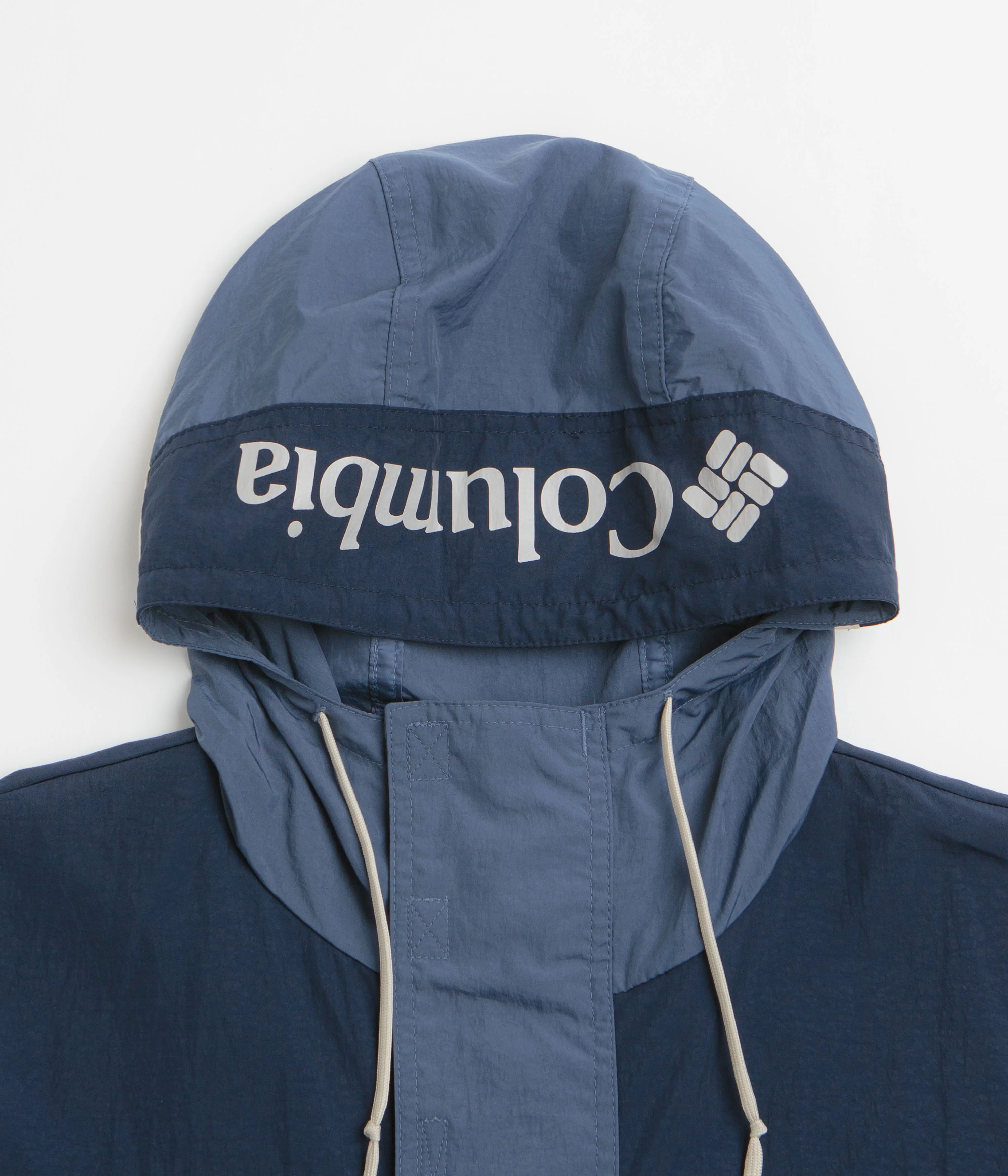 Columbia Challenger Windbreaker Anorak - Dark Mountain / Collegiate Navy - Image 3