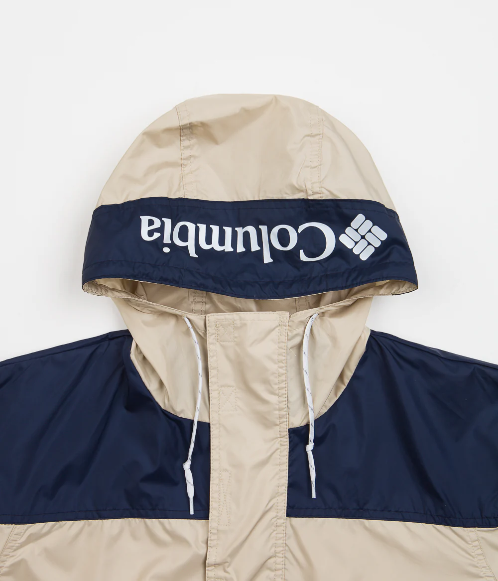 Columbia Challenger Windbreaker Jacket - Ancient Fossil / Collegiate Navy - Image 5