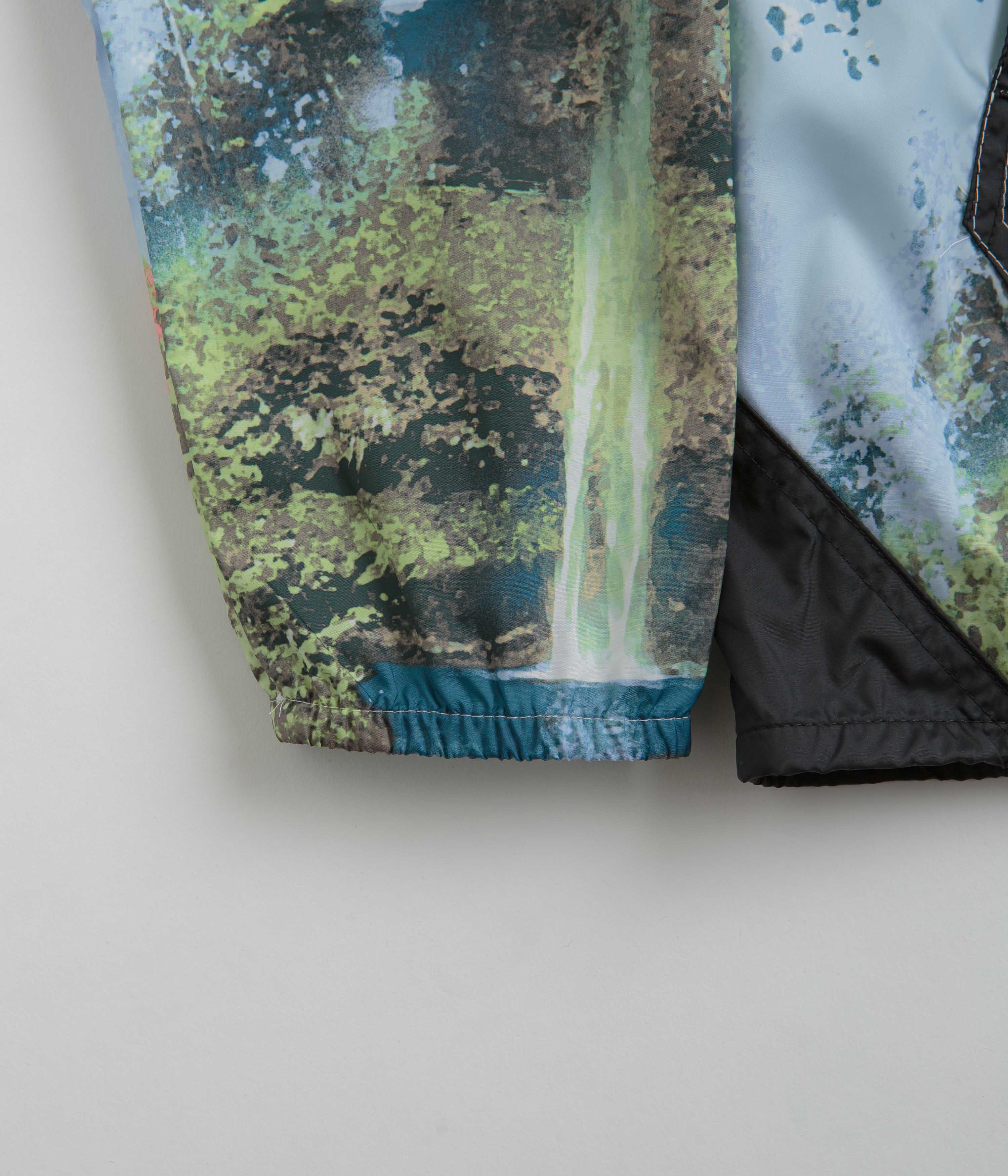Columbia Challenger Windbreaker Jacket - Napa Green Chasing Falls Print / Black - Image 2