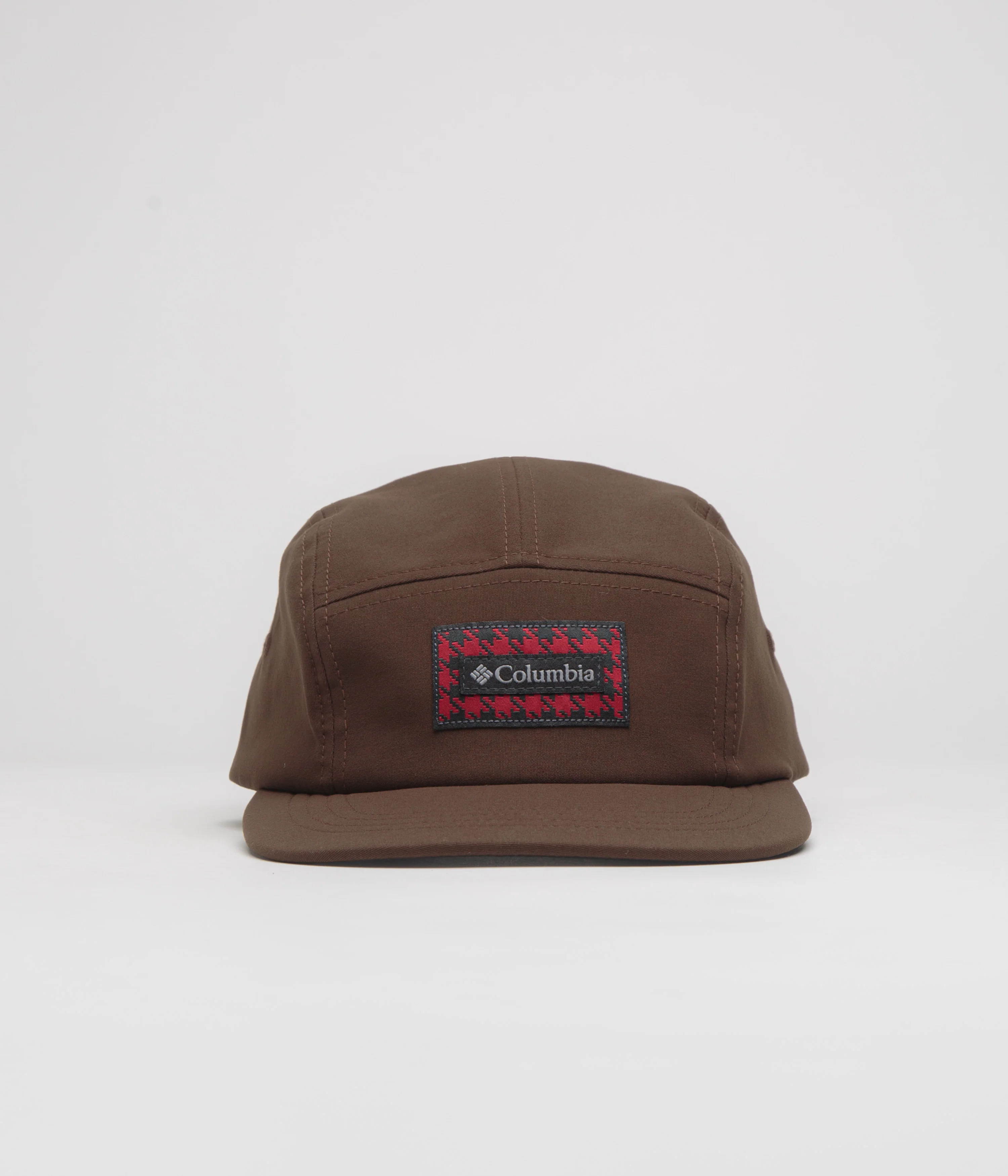 Columbia Creek Side 5 Panel Cap - Tobacco / Houndstooth Patch - Image 2