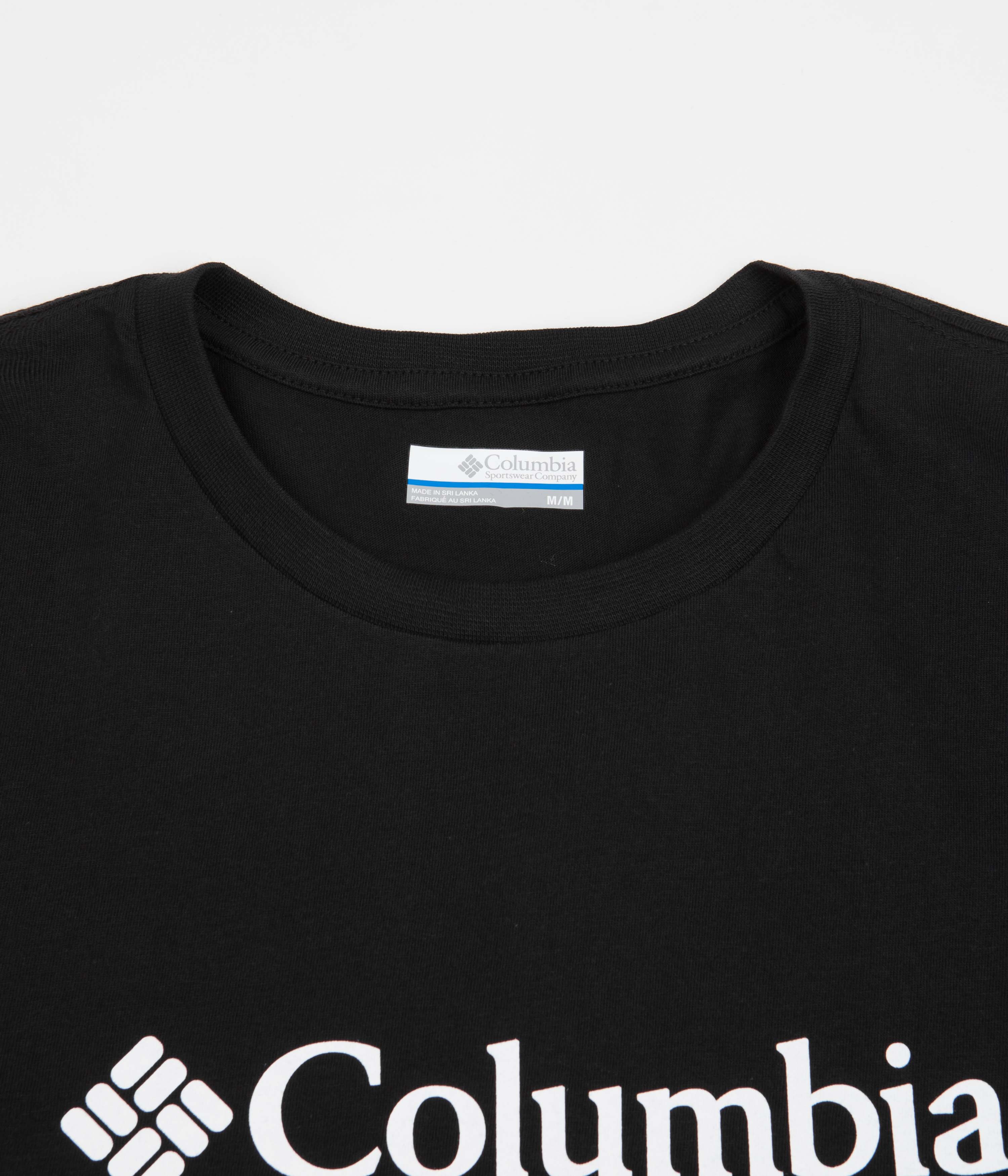 Columbia CSC Basic Logo Short Sleeve T-Shirt - Black - Image 3