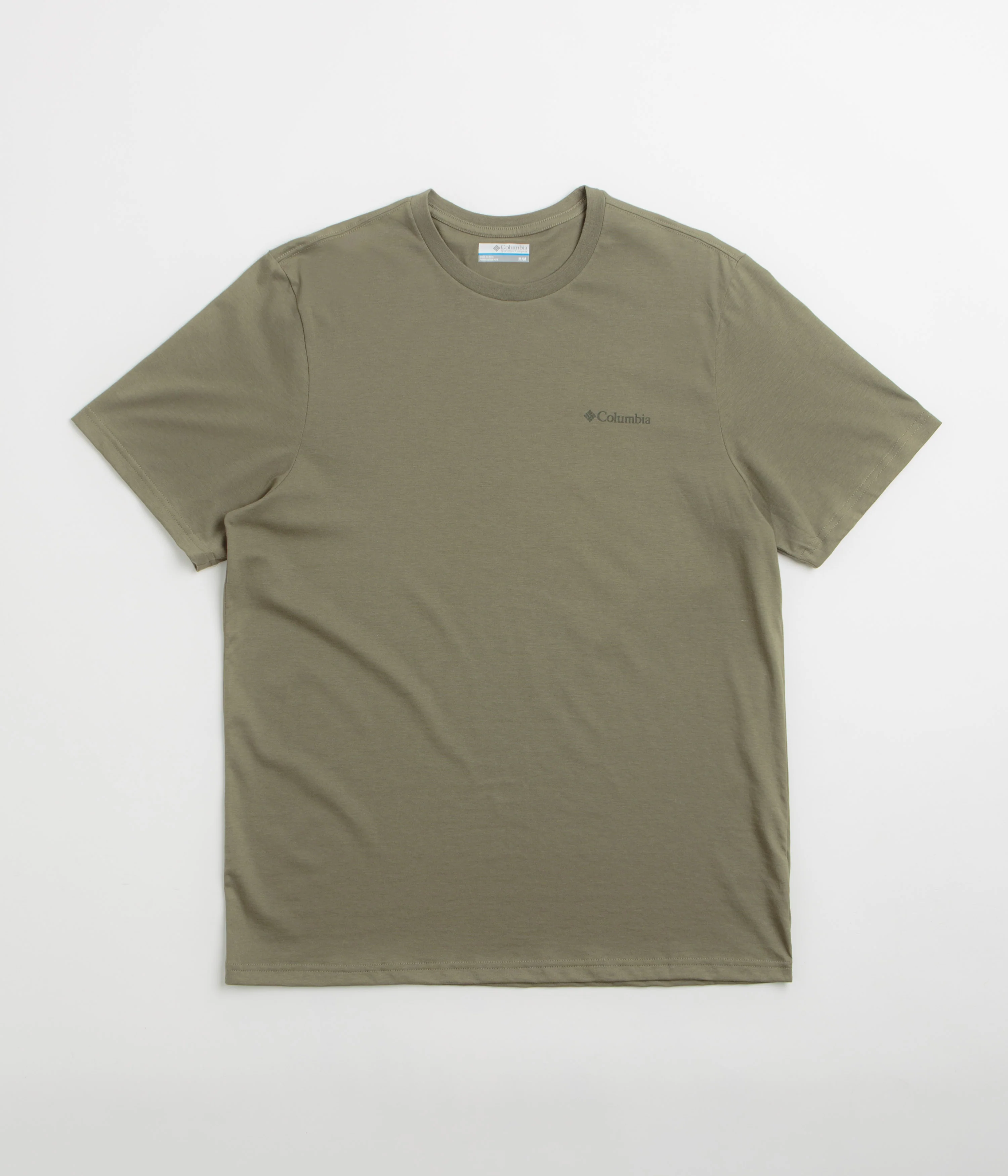 Columbia CSC Logo Back T-Shirt - Stone Green / Boxy Brand - Image 2