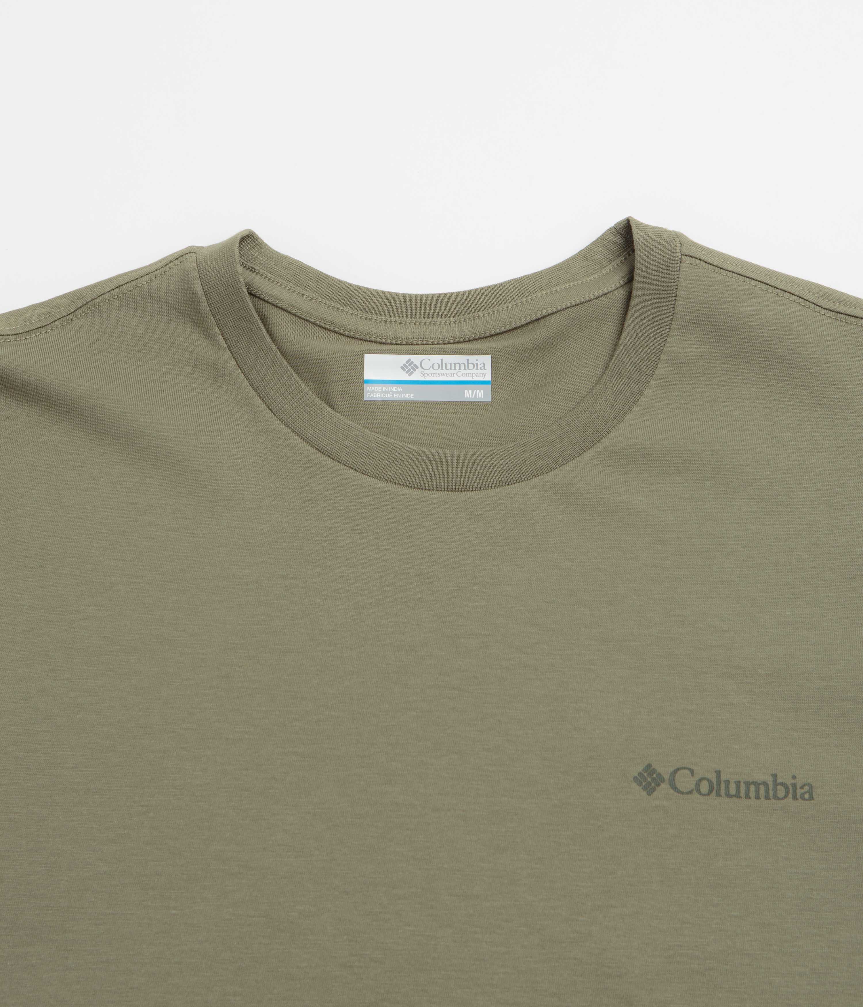 Columbia CSC Logo Back T-Shirt - Stone Green / Boxy Brand - Image 3