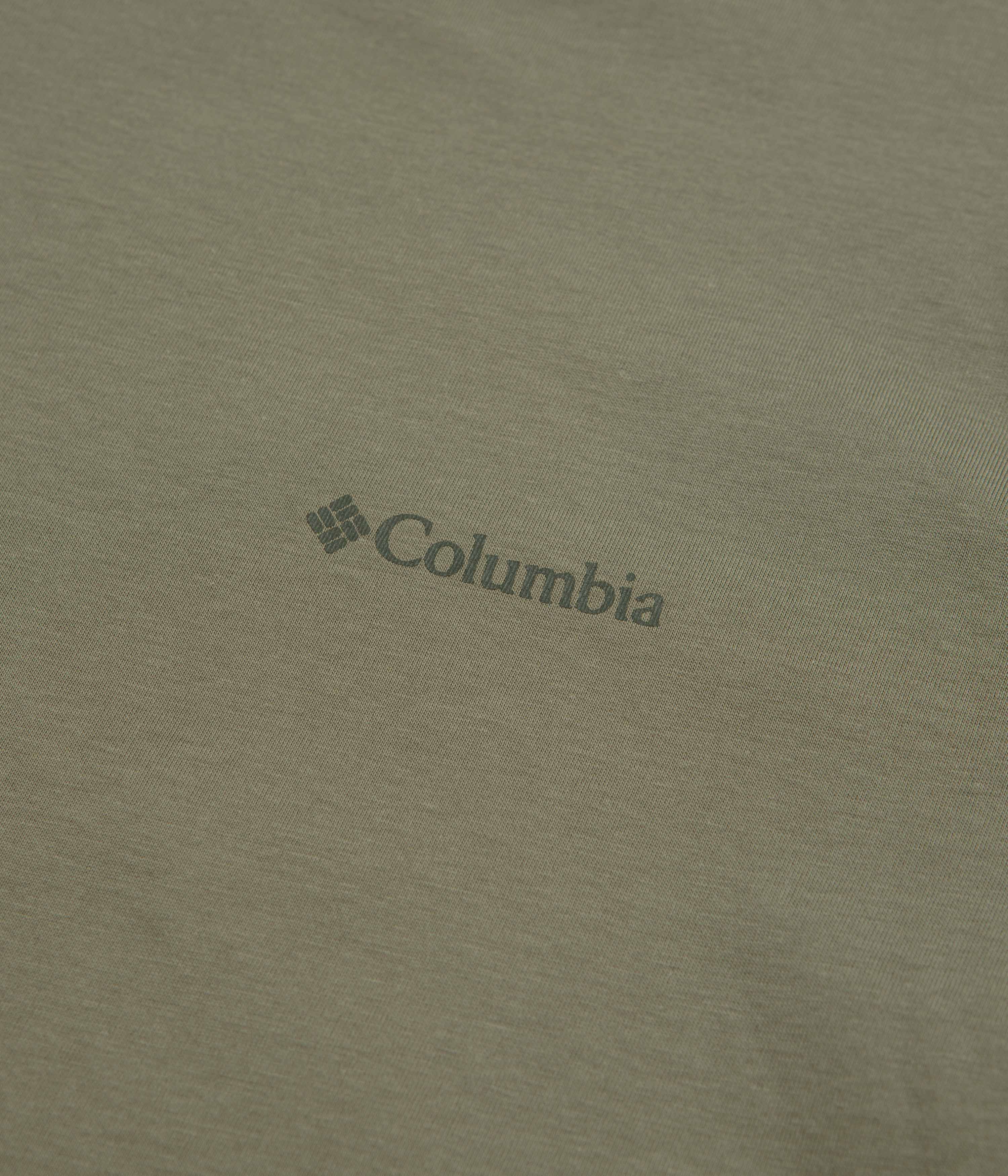 Columbia CSC Logo Back T-Shirt - Stone Green / Boxy Brand - Image 4