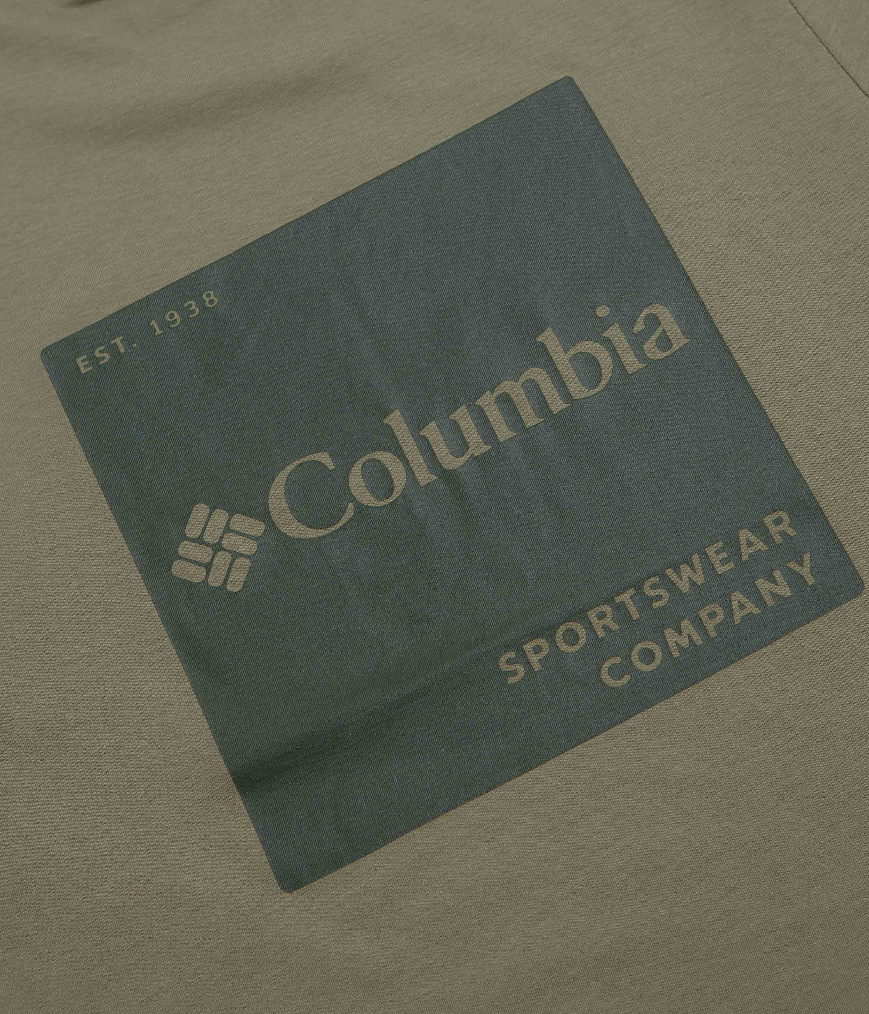 Columbia CSC Logo Back T-Shirt - Stone Green / Boxy Brand - Image 5