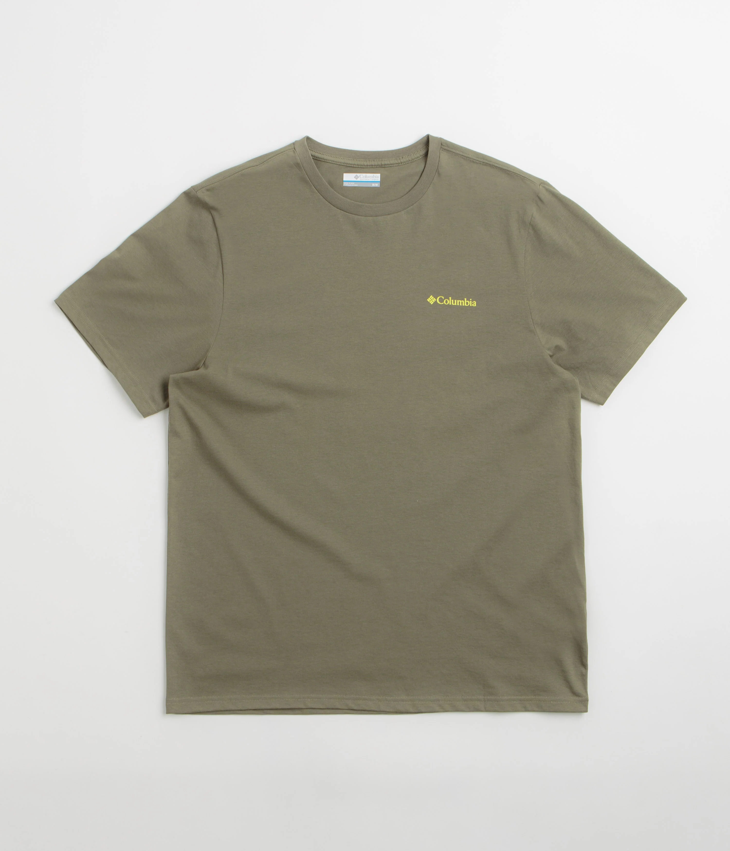Columbia CSC Outdoor Back Graphic T-Shirt - Stone Green / Shining Sandscape - Image 2