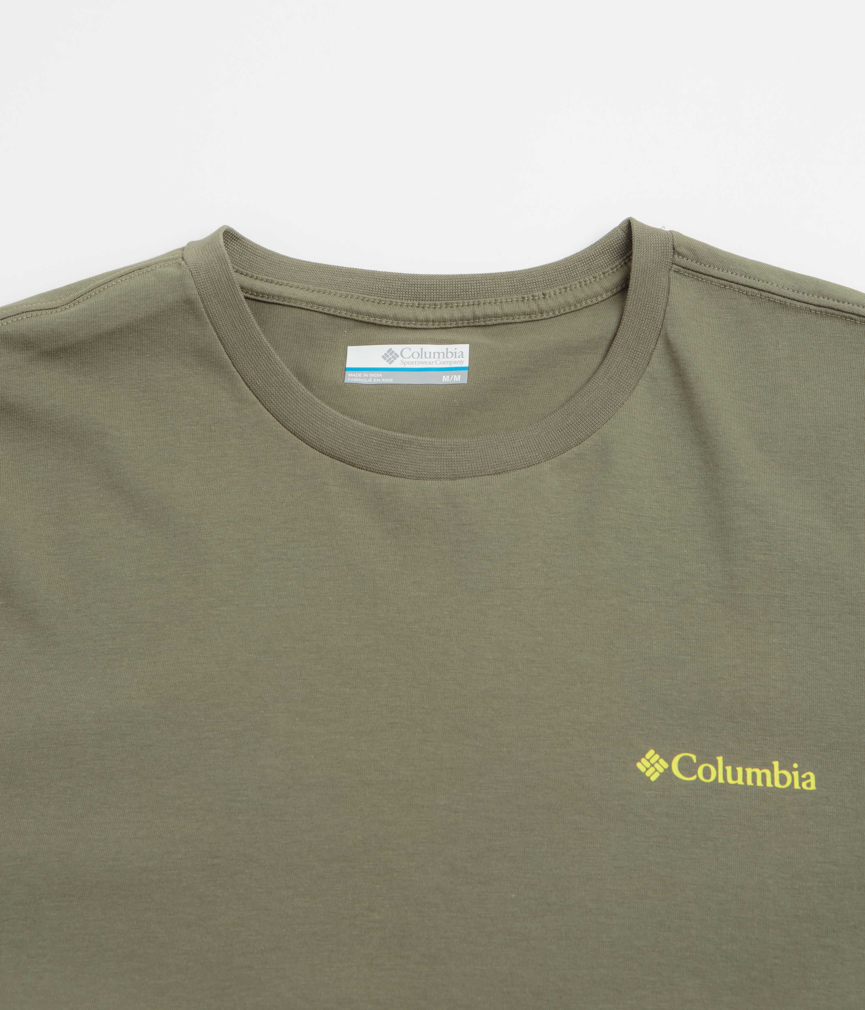 Columbia CSC Outdoor Back Graphic T-Shirt - Stone Green / Shining Sandscape - Image 3