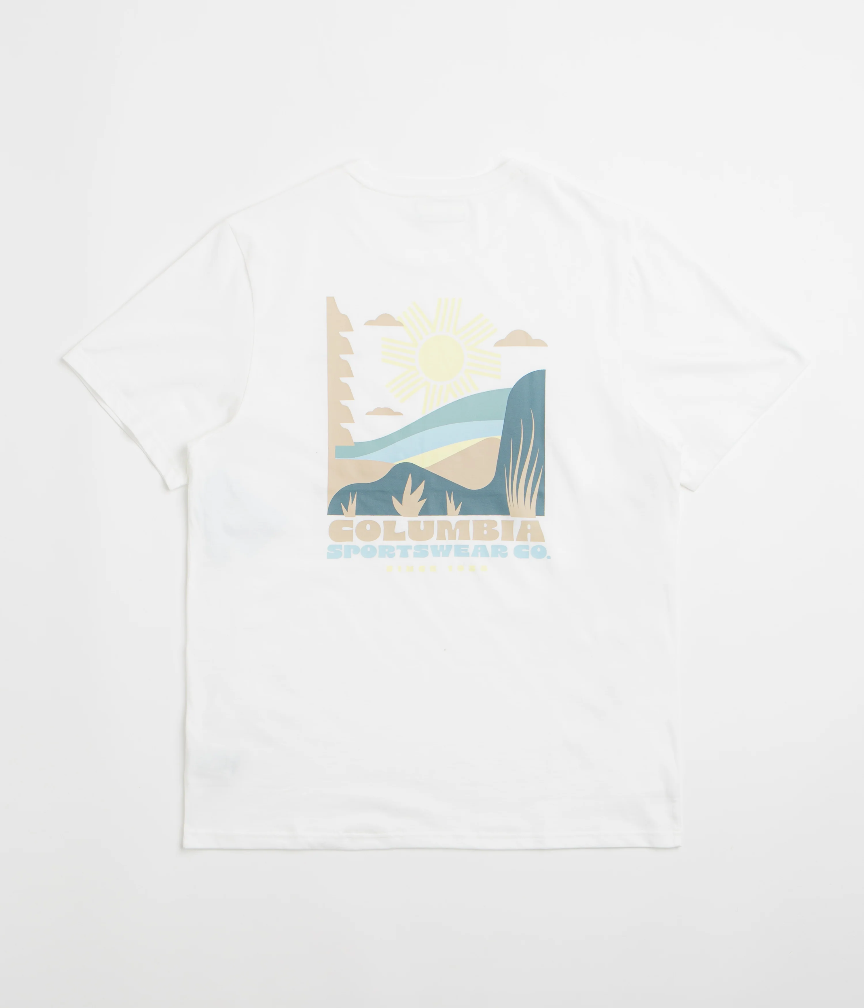 Columbia CSC Outdoor Back Graphic T-Shirt - White / Shining Landscape