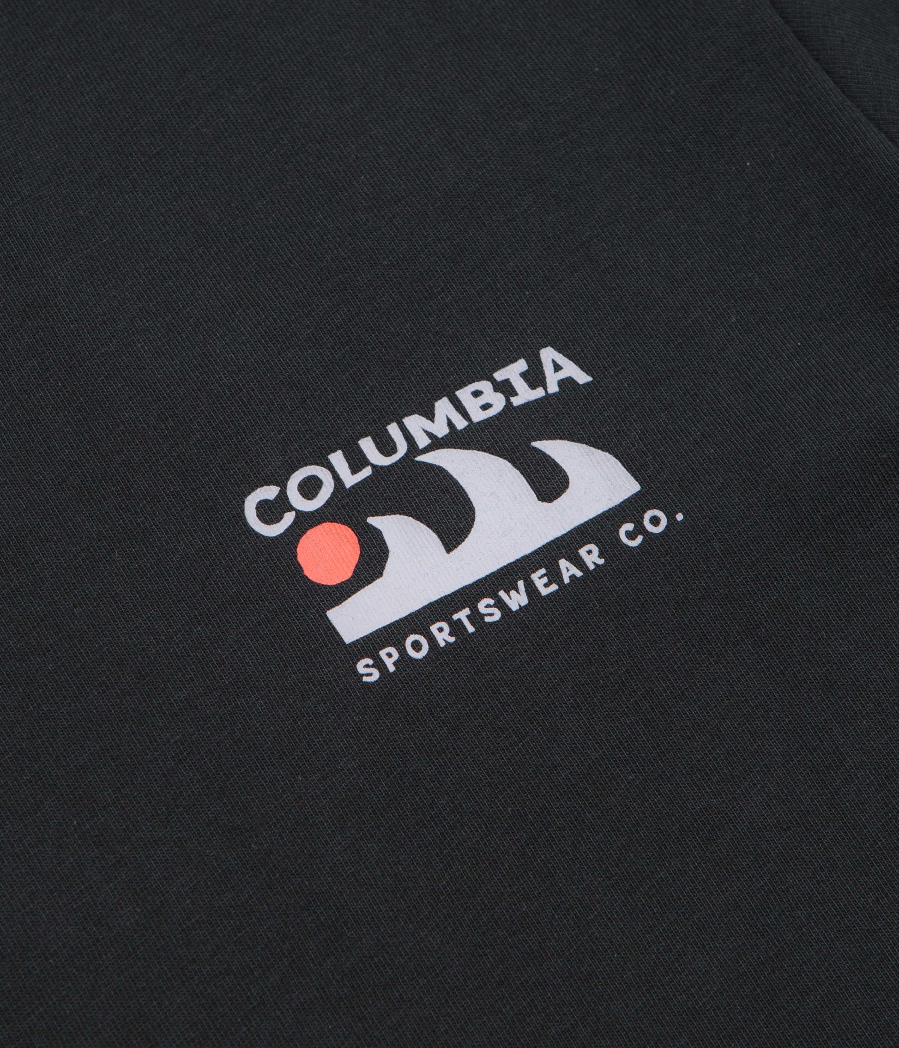 Columbia Explorers Canyon Back T-Shirt - Black / Peaks and Waves - Image 5