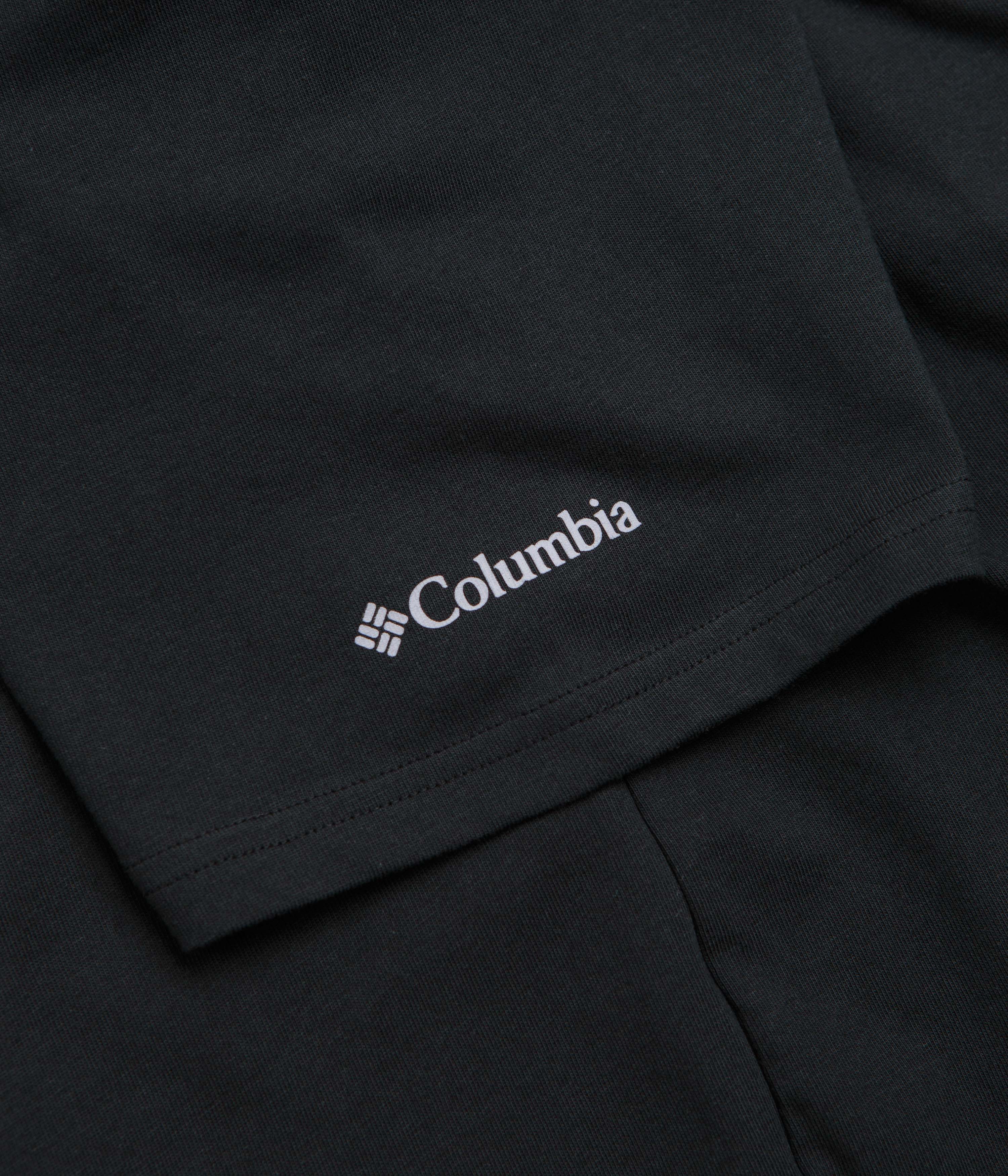 Columbia Explorers Canyon Back T-Shirt - Black / Peaks and Waves - Image 6