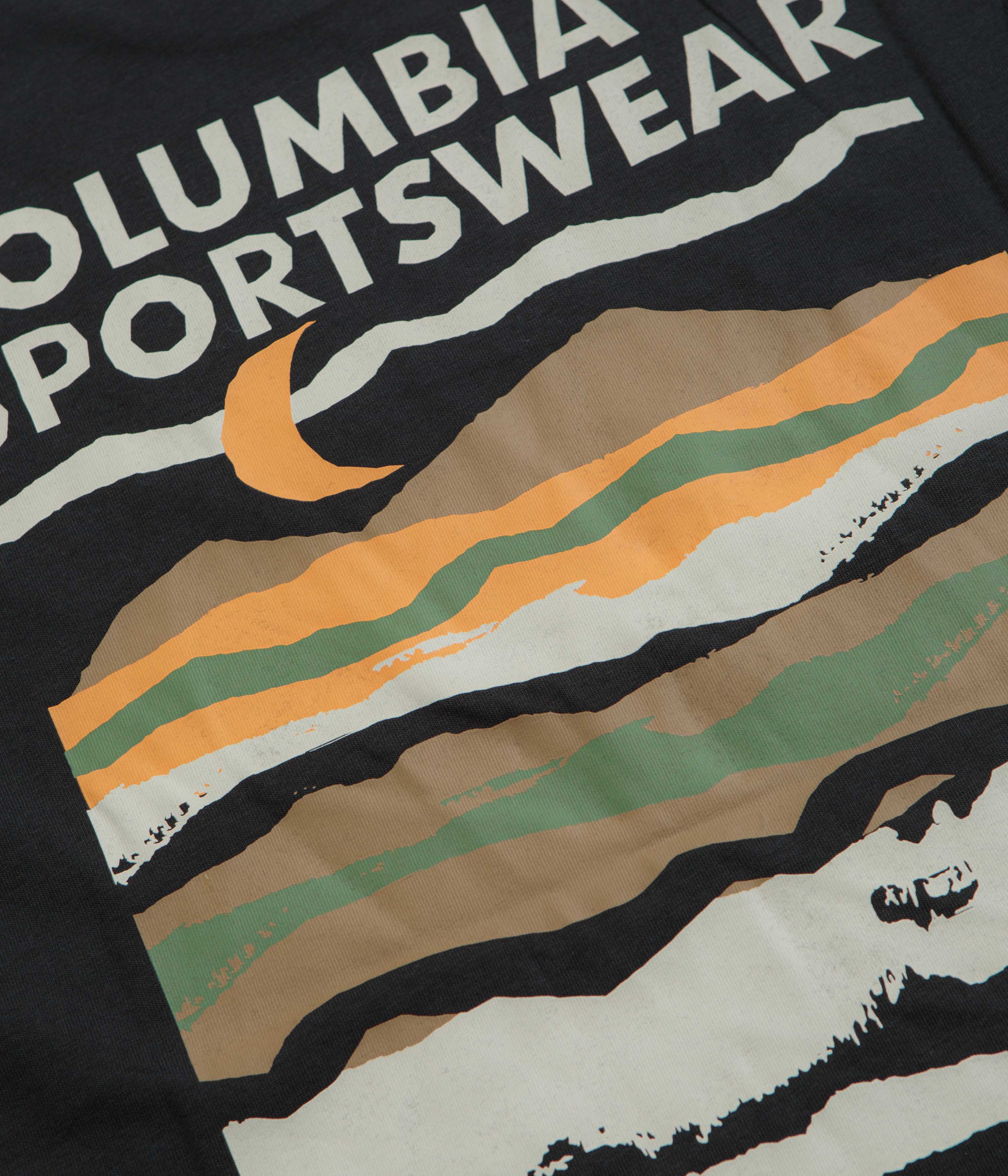 Columbia Explorers Canyon Back T-Shirt - Black / Torn Moonscape - Image 5