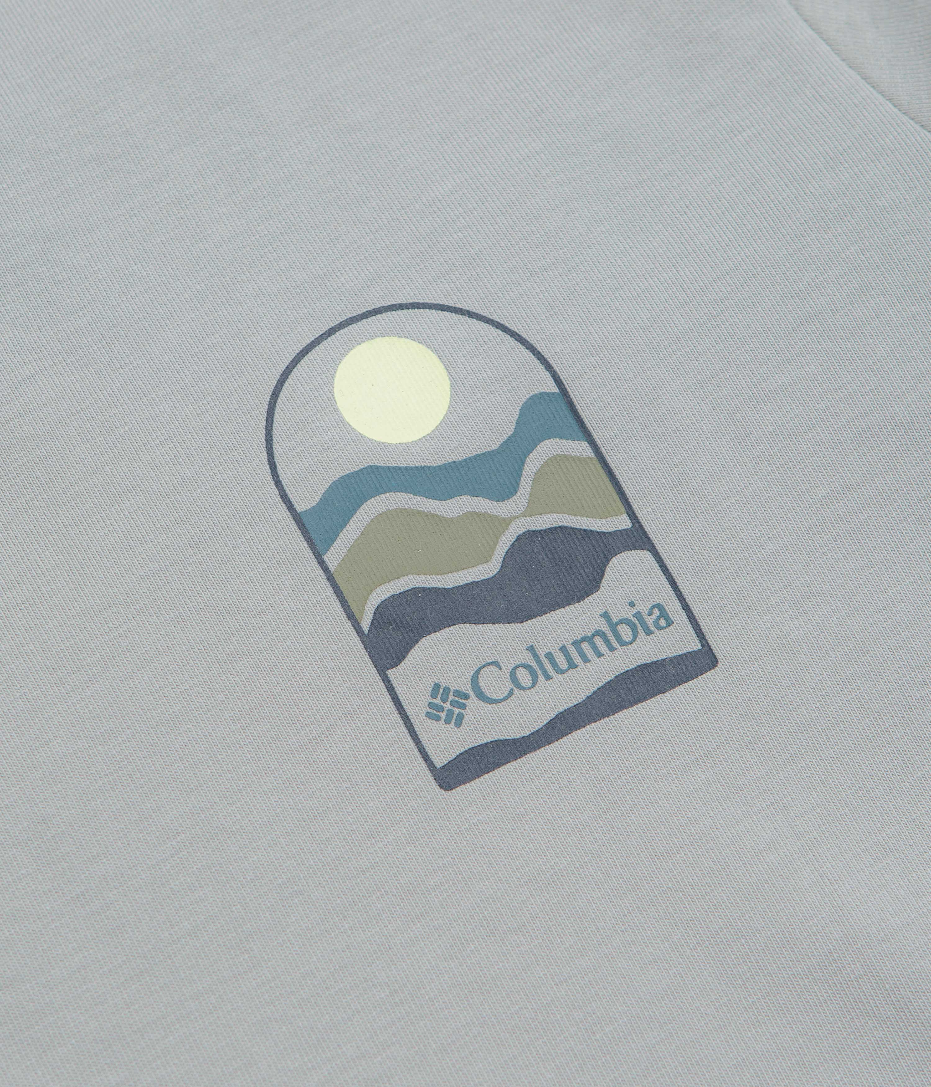 Columbia Explorers Canyon Back T-Shirt - Columbia Grey / Get Hiked - Image 5