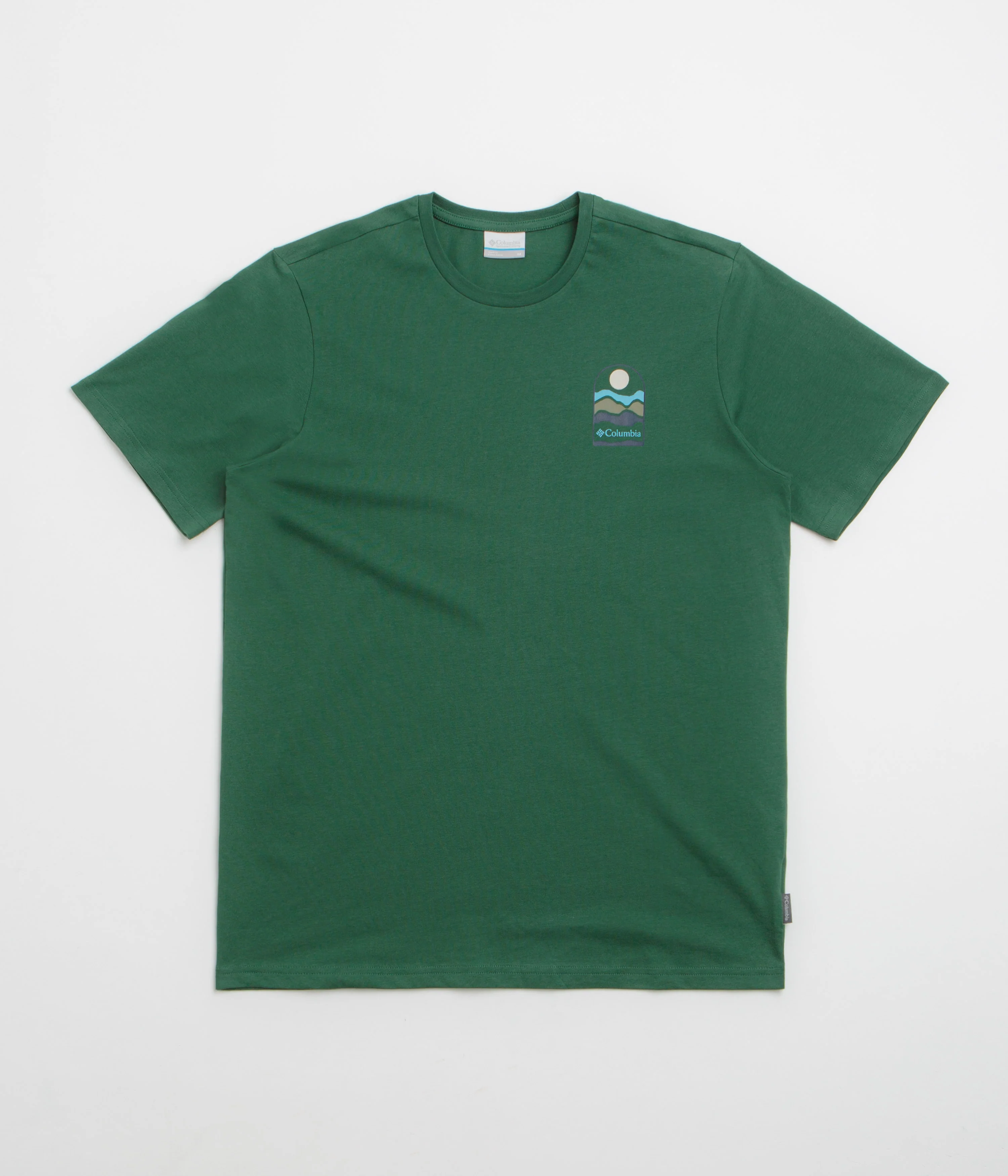 Columbia Explorers Canyon Back T-Shirt - Rain Forest / Get Hiked - Image 2