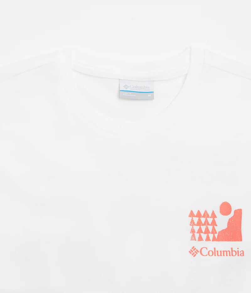 Columbia Explorers Canyon Back T-Shirt - White / Explore Outdoors - Image 3