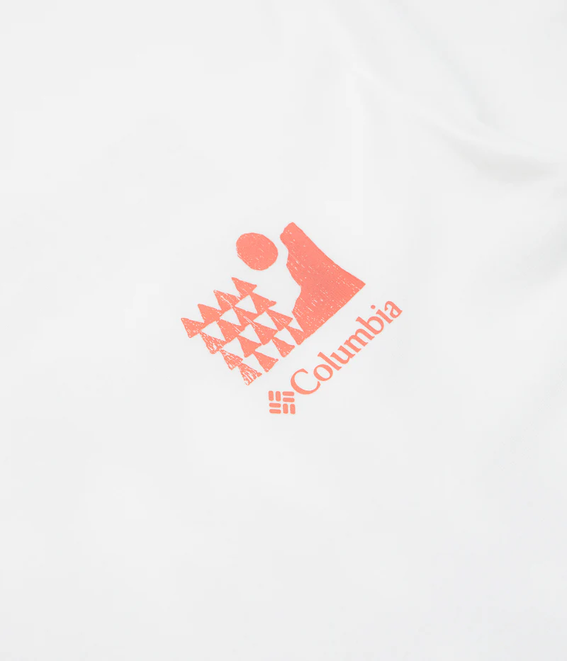 Columbia Explorers Canyon Back T-Shirt - White / Explore Outdoors - Image 5