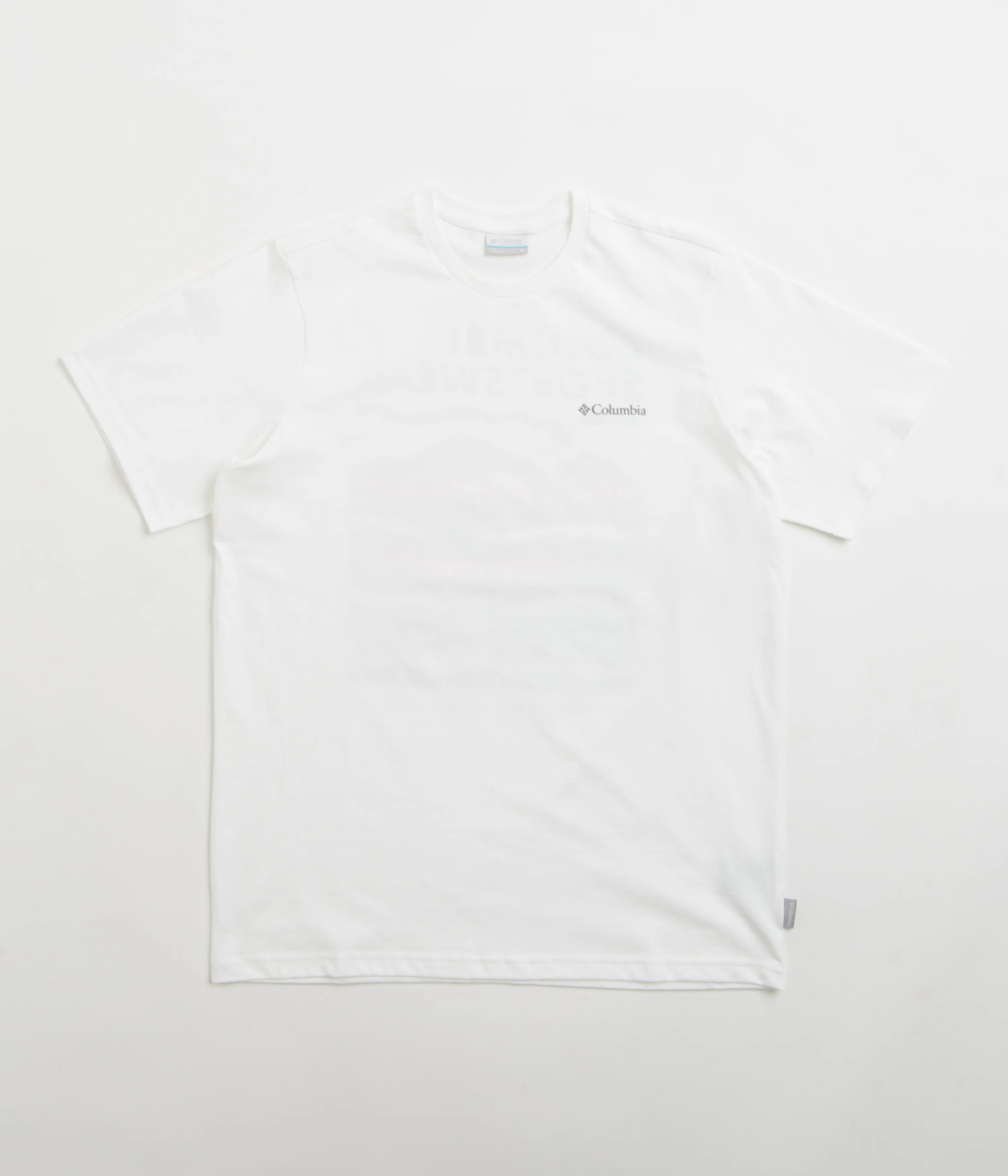 Columbia Explorers Canyon Back T-Shirt - White / Torn Moonscape - Image 2