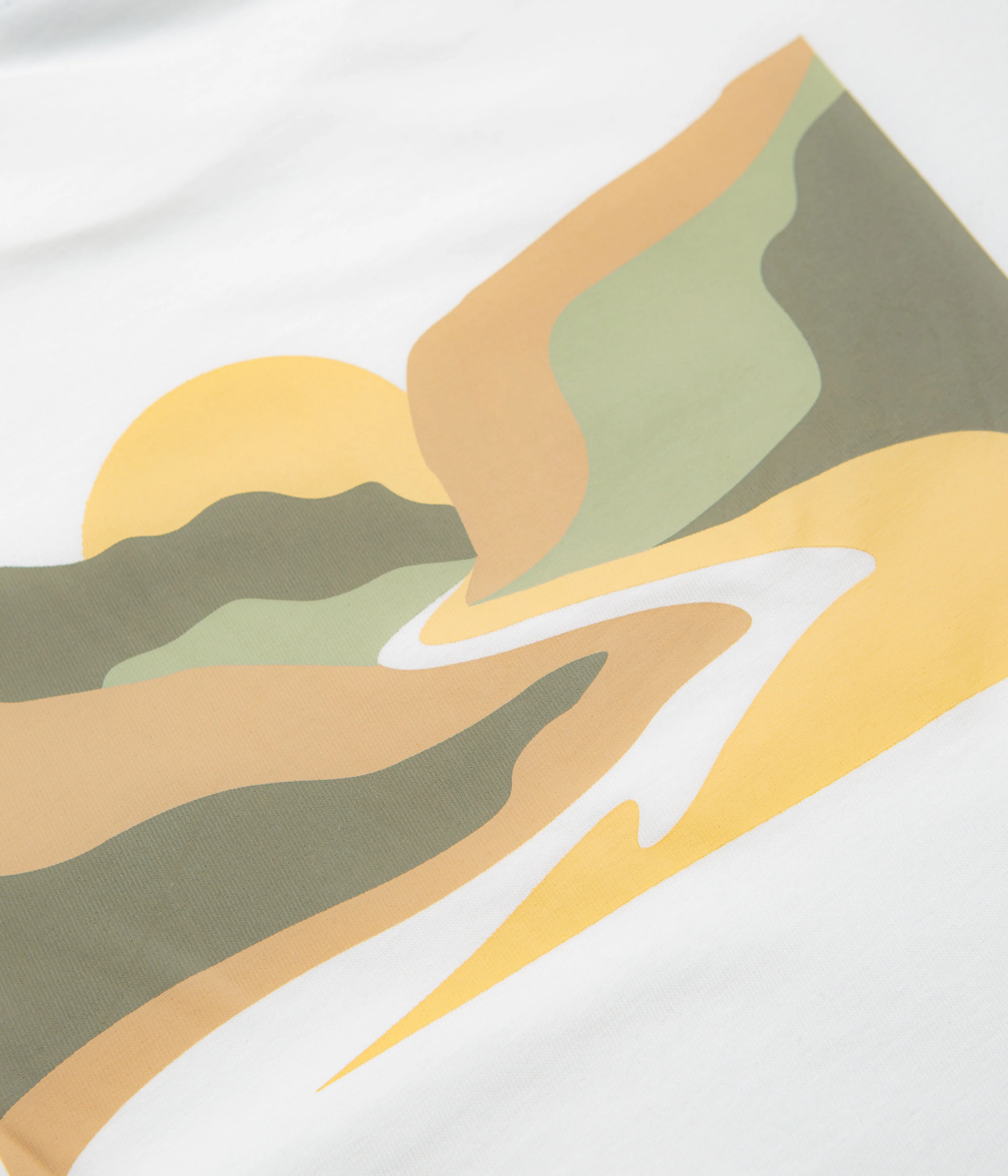 Columbia Explorers Canyon Back T-Shirt - White / Trailscape - Image 5