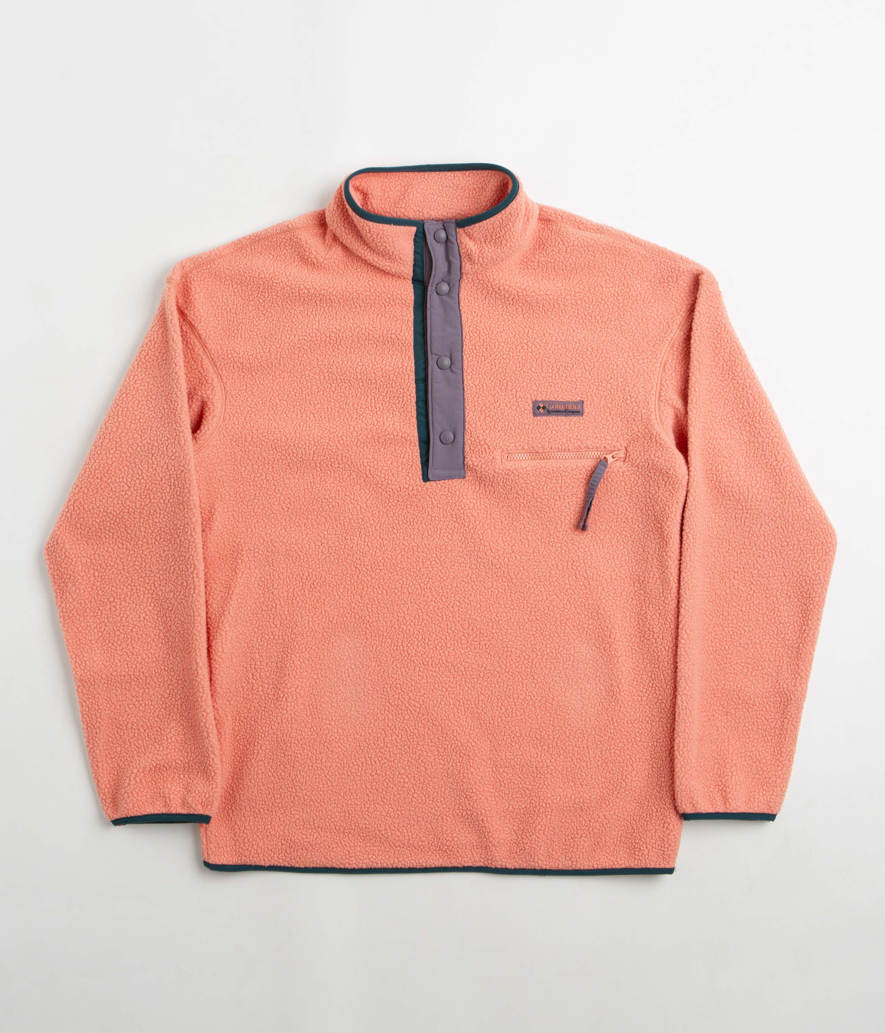 Columbia Helvetia Half Snap Fleece - Faded Peach