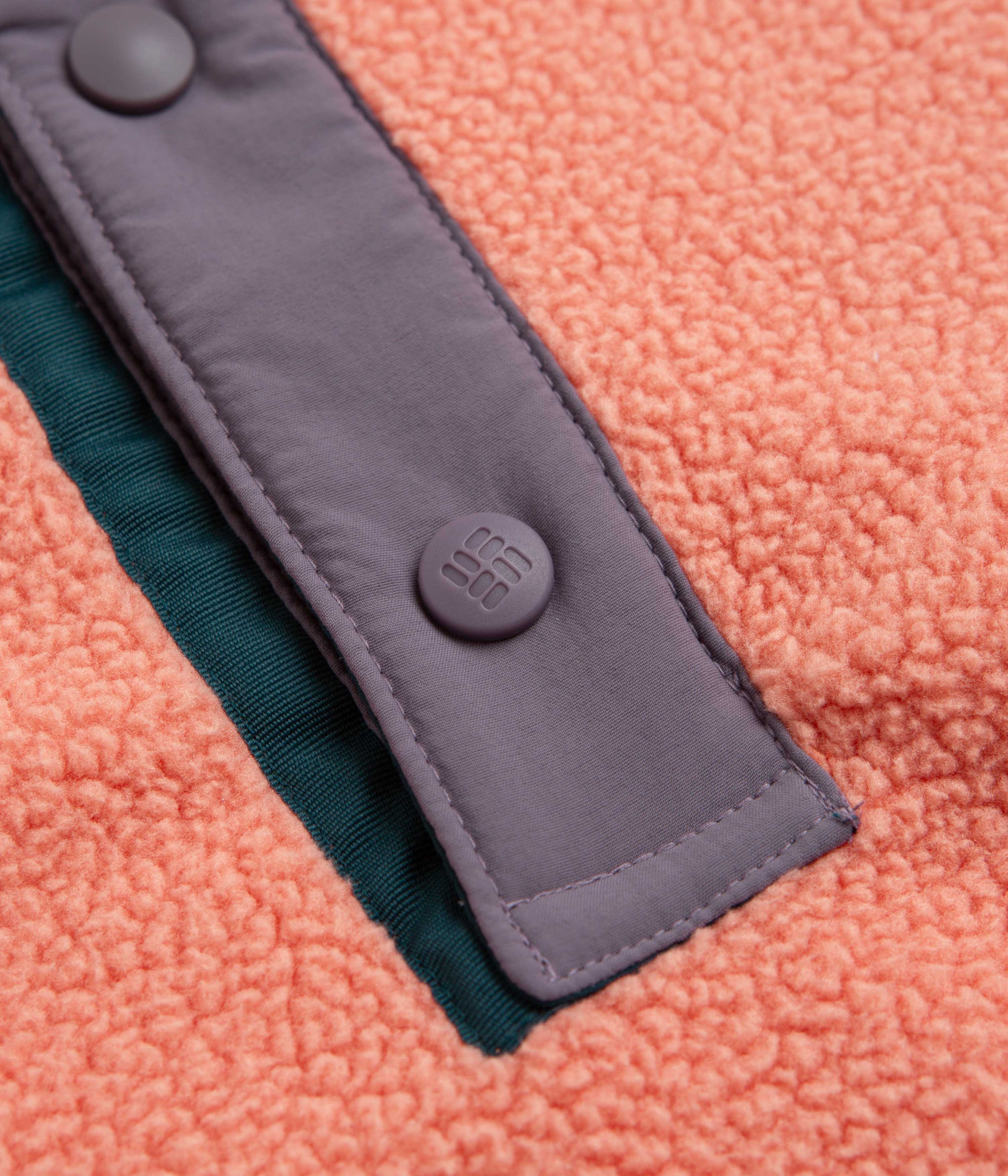 Columbia Helvetia Half Snap Fleece - Faded Peach - Image 5
