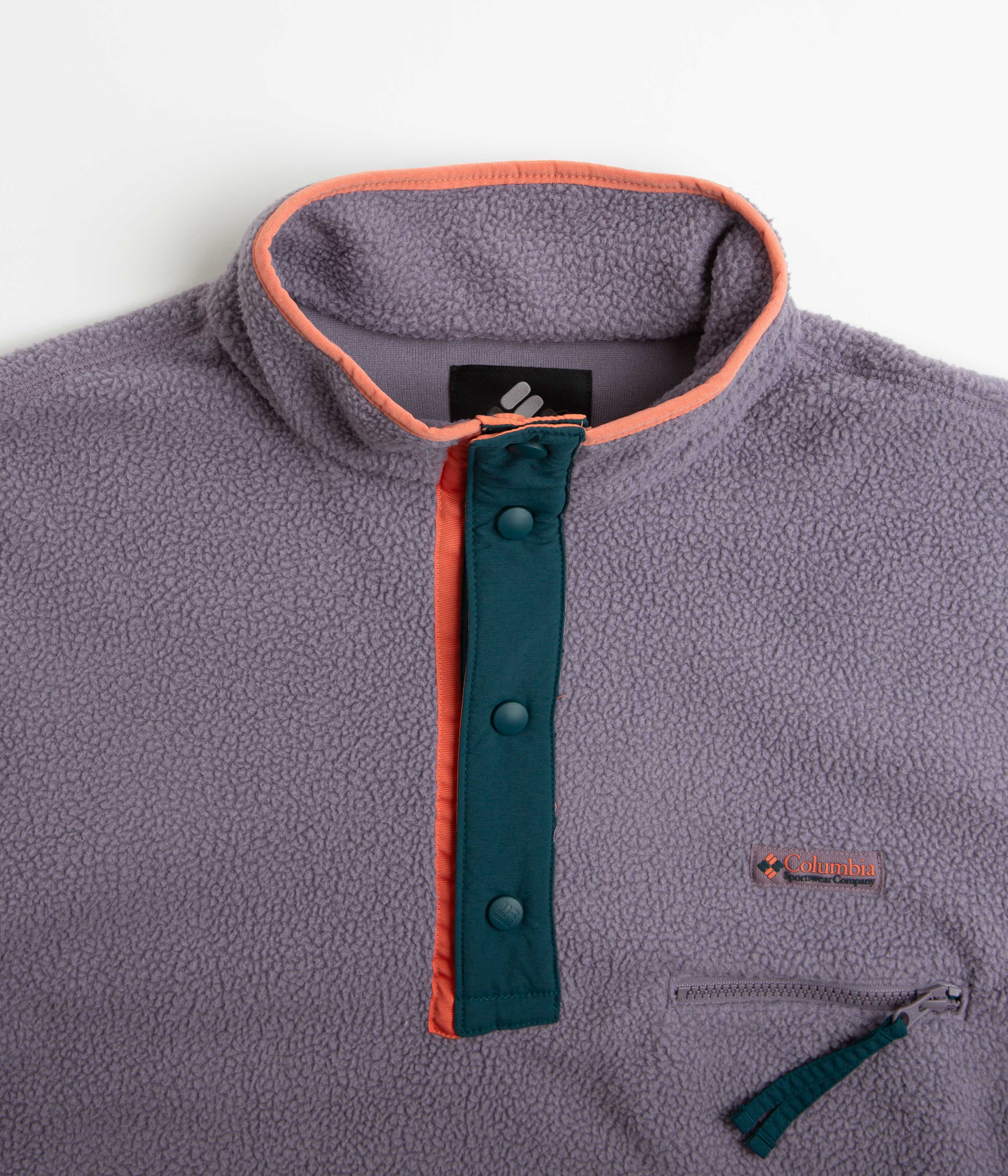 Columbia Helvetia Half Snap Fleece - Granite Purple - Image 4