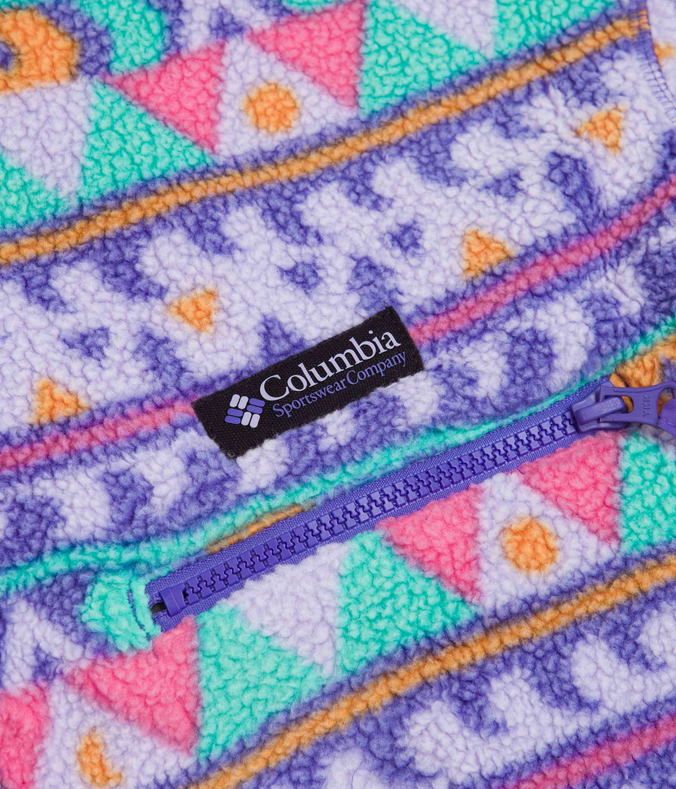 Columbia Helvetia Half Snap Fleece - Purple Lotus Camp Blanket - Image 3