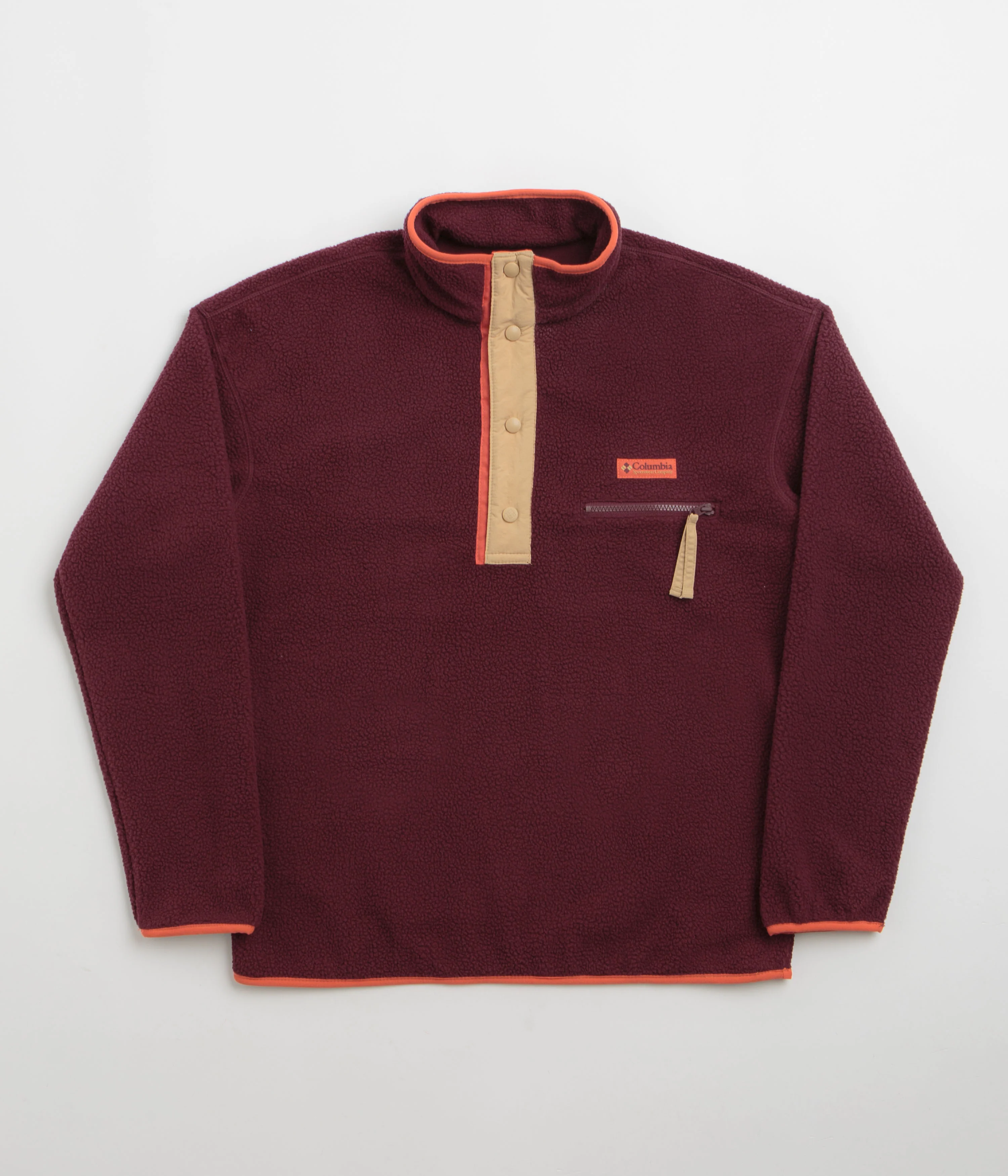Columbia Helvetia II Half Snap Fleece - Rich Wine