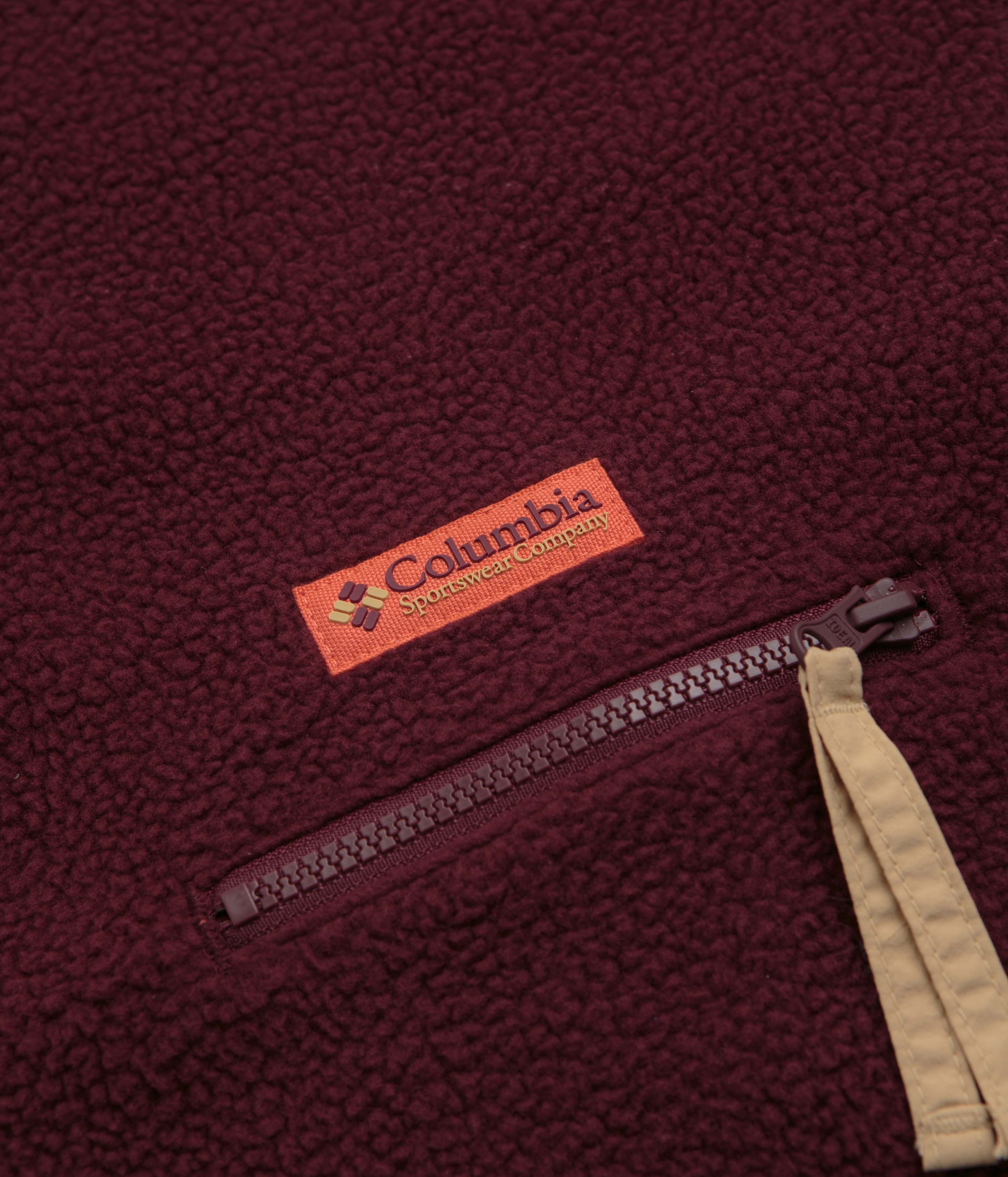 Columbia Helvetia II Half Snap Fleece - Rich Wine - Image 3