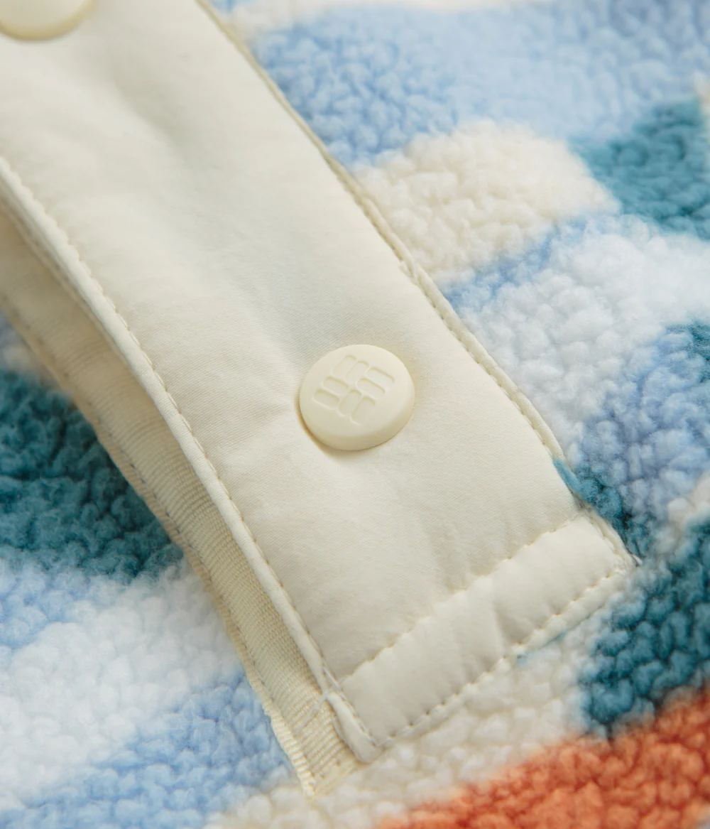 Columbia Helvetia II Printed Half Snap Fleece - Chalk Rogue Valley - Image 5