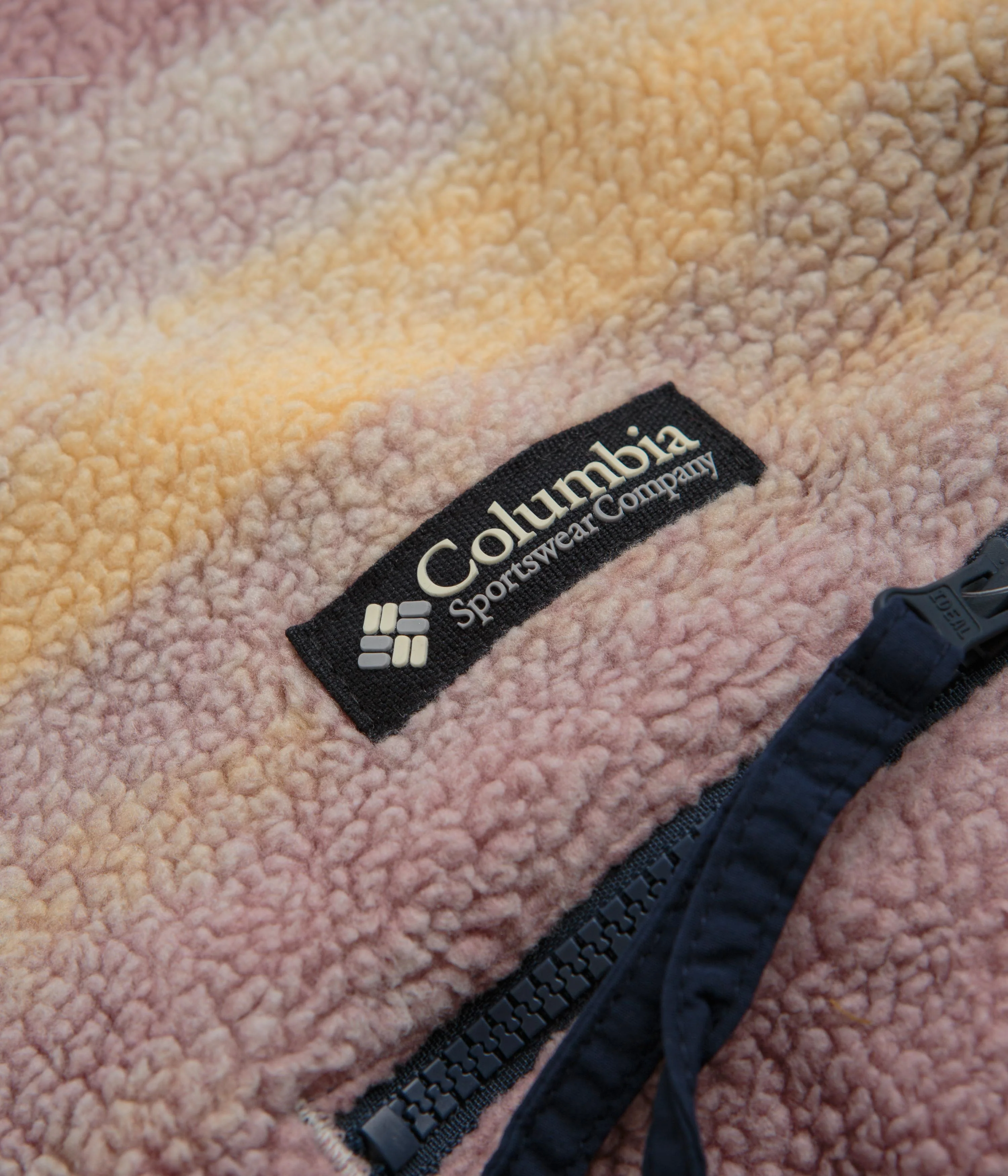 Columbia Helvetia II Printed Half Snap Fleece - Collegiate Navy Dolomites - Image 3